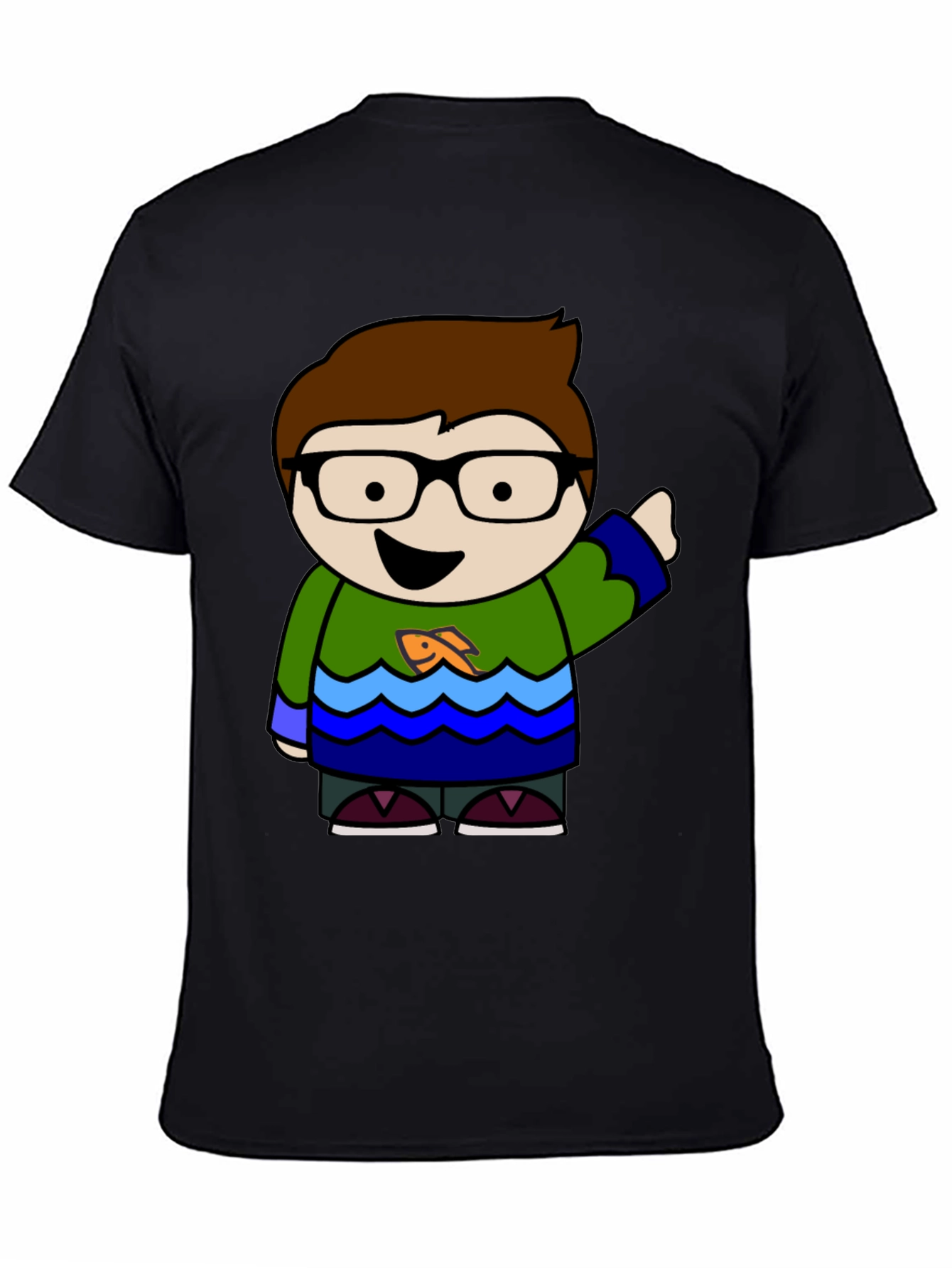 Cartoon Character Graphic T-Shirt