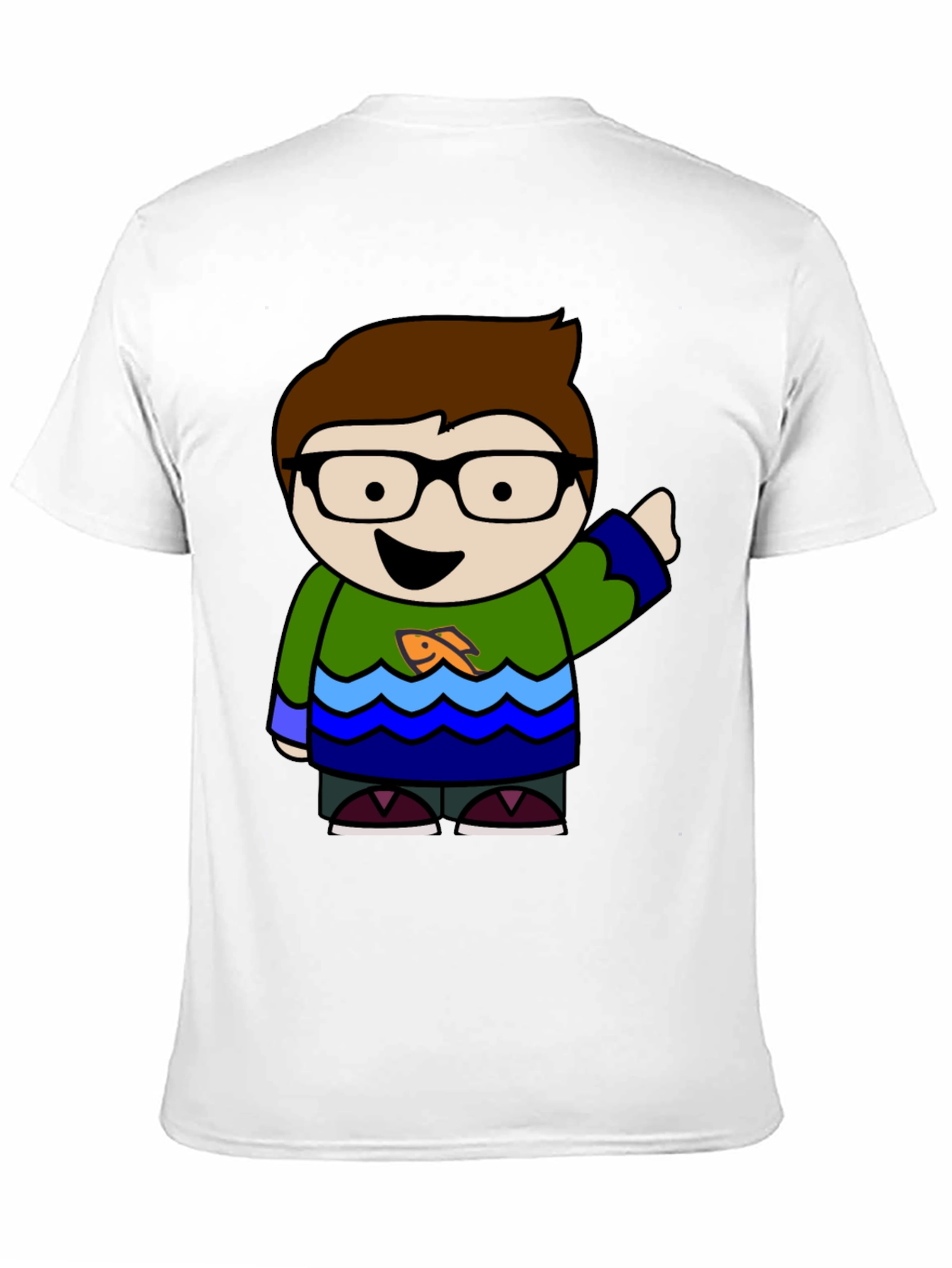 Cartoon Character Graphic T-Shirt