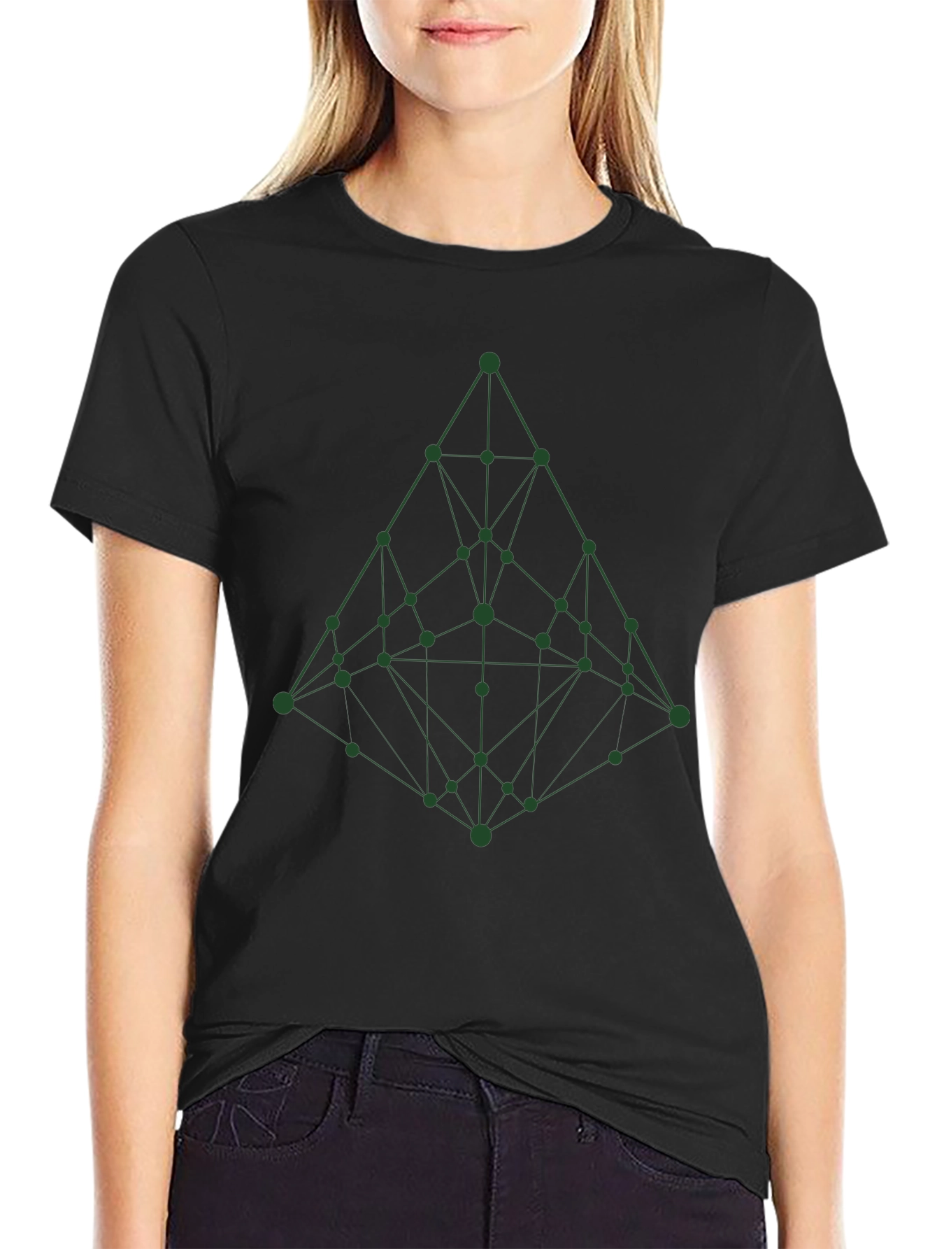 Geometric Graphic Print Tee