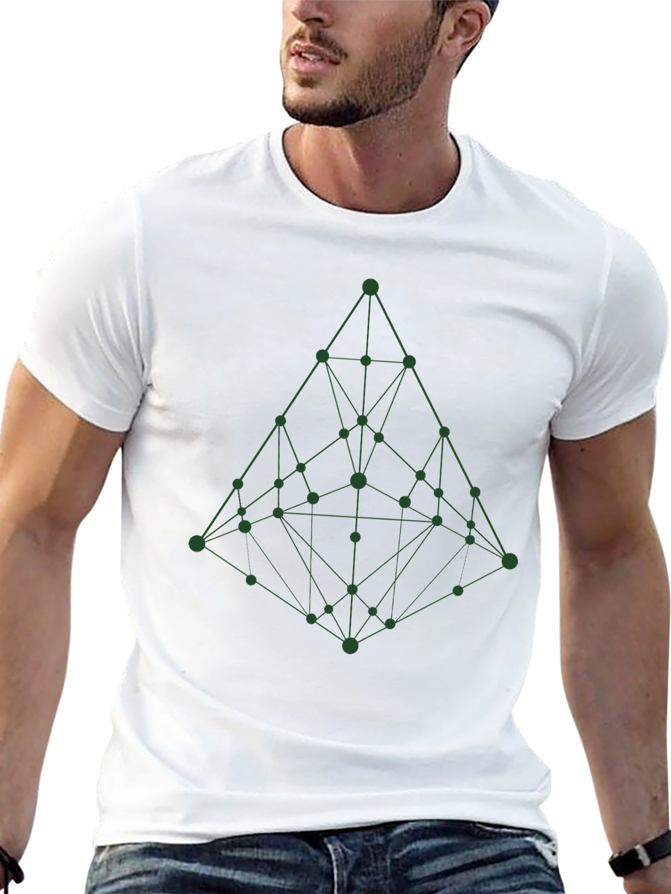 Geometric Graphic Print Tee