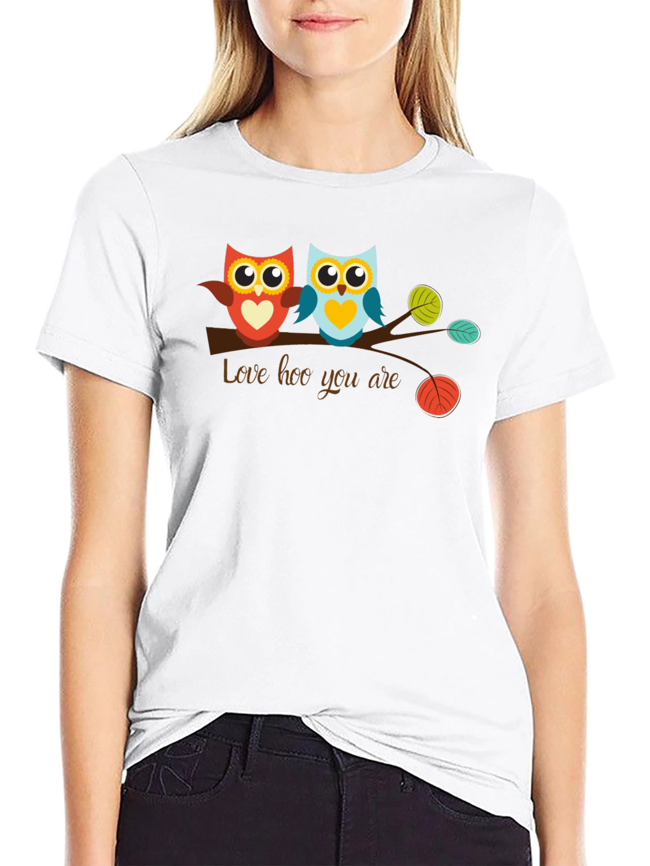 Love Hoo You Are Owl Graphic T-Shirt