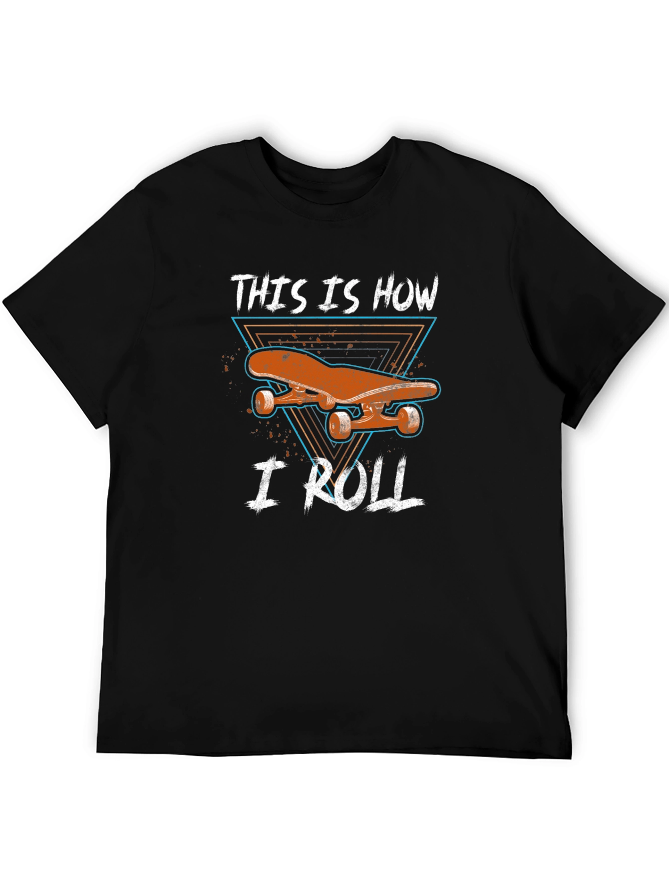 Skateboard Graphic Tee - This is How I Roll