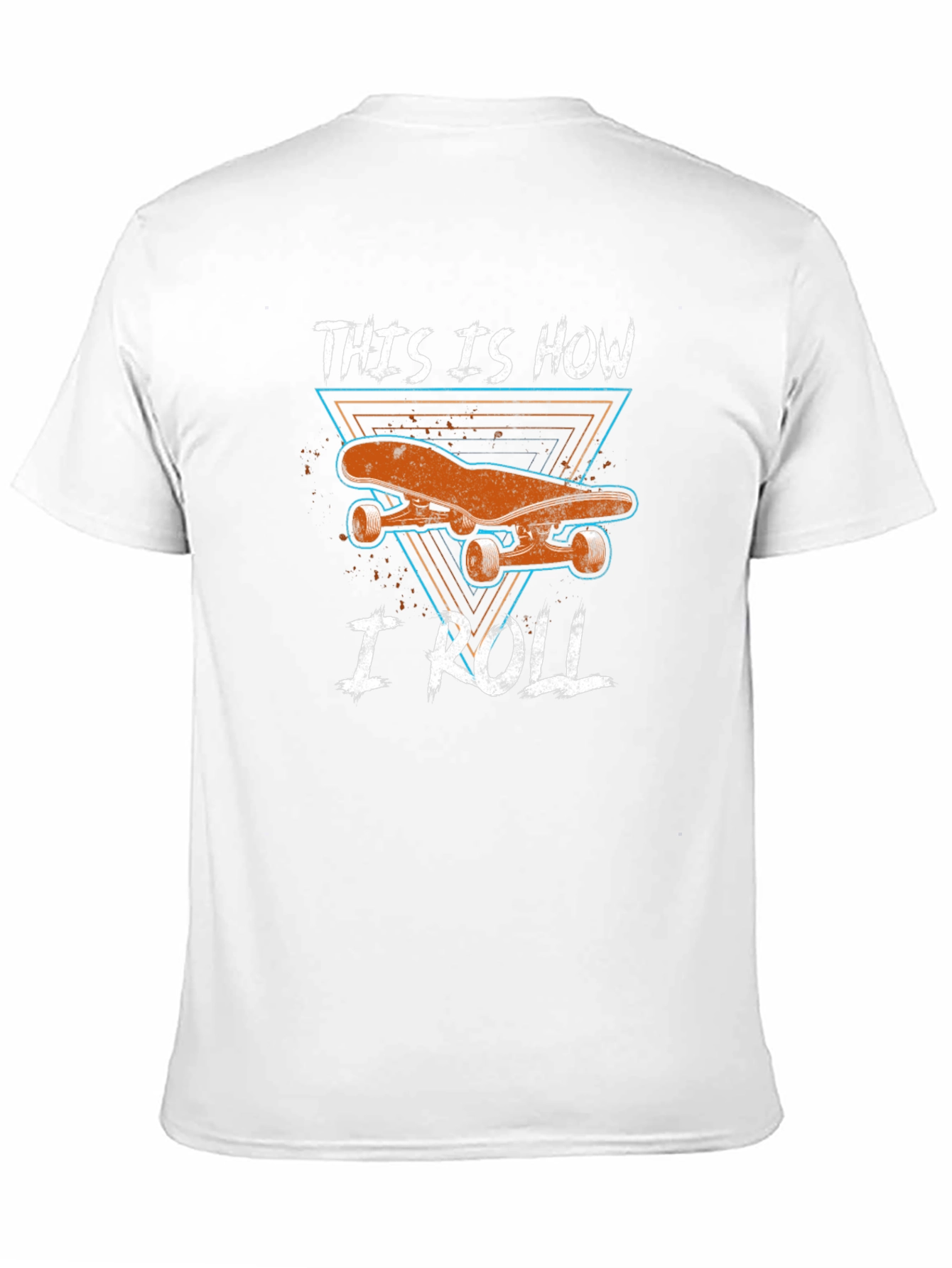 Skateboard Graphic Tee - This is How I Roll