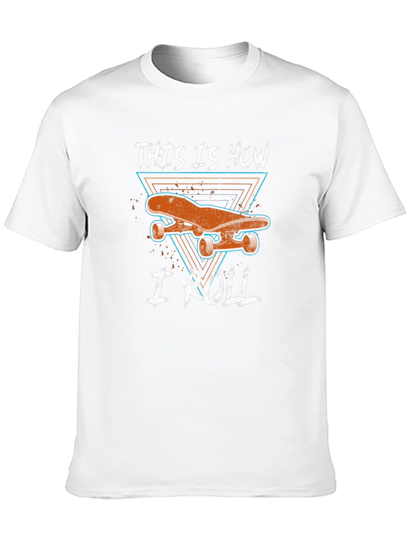 Skateboard Graphic Tee - This is How I Roll