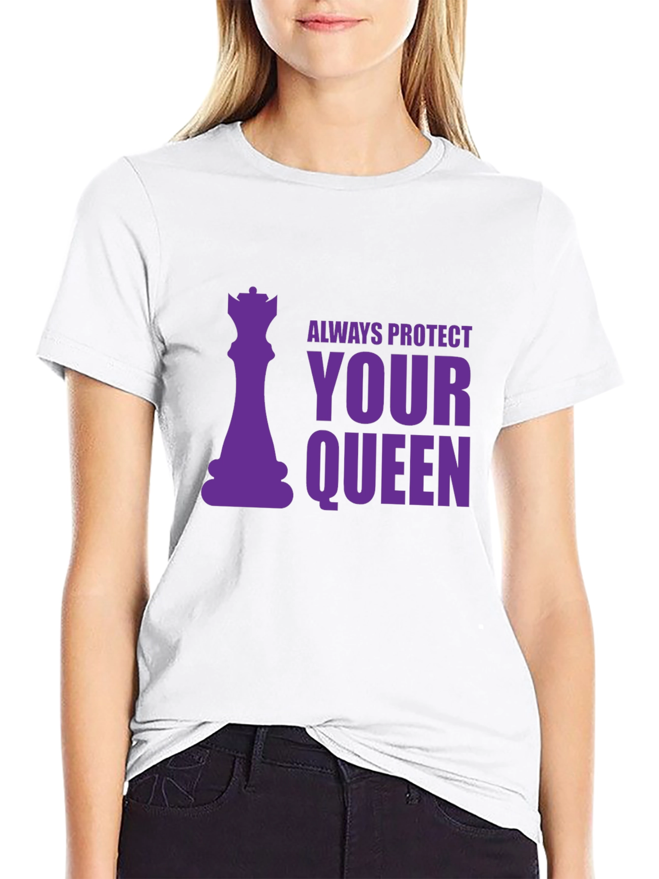Protect Your Queen Graphic Tee - Chess Lovers Shirt
