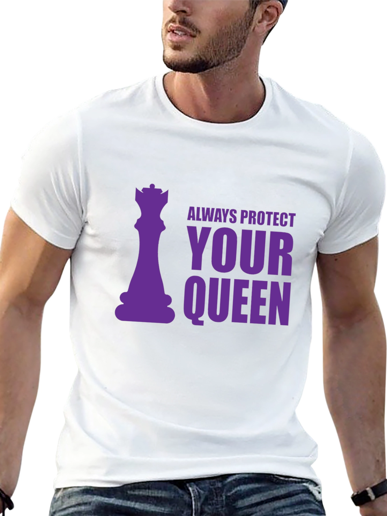 Protect Your Queen Graphic Tee - Chess Lovers Shirt