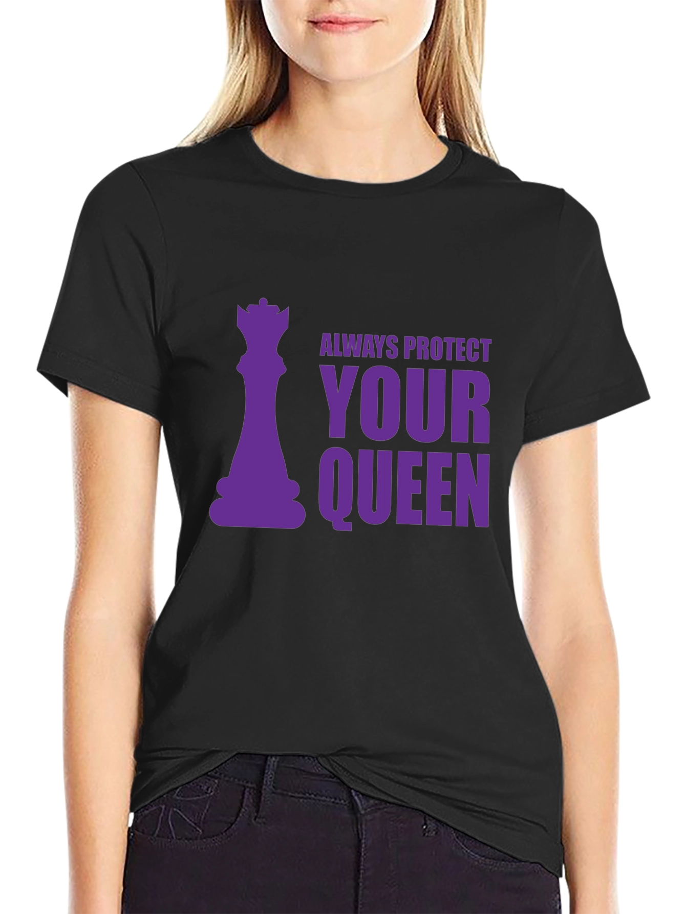 Protect Your Queen Graphic Tee - Chess Lovers Shirt