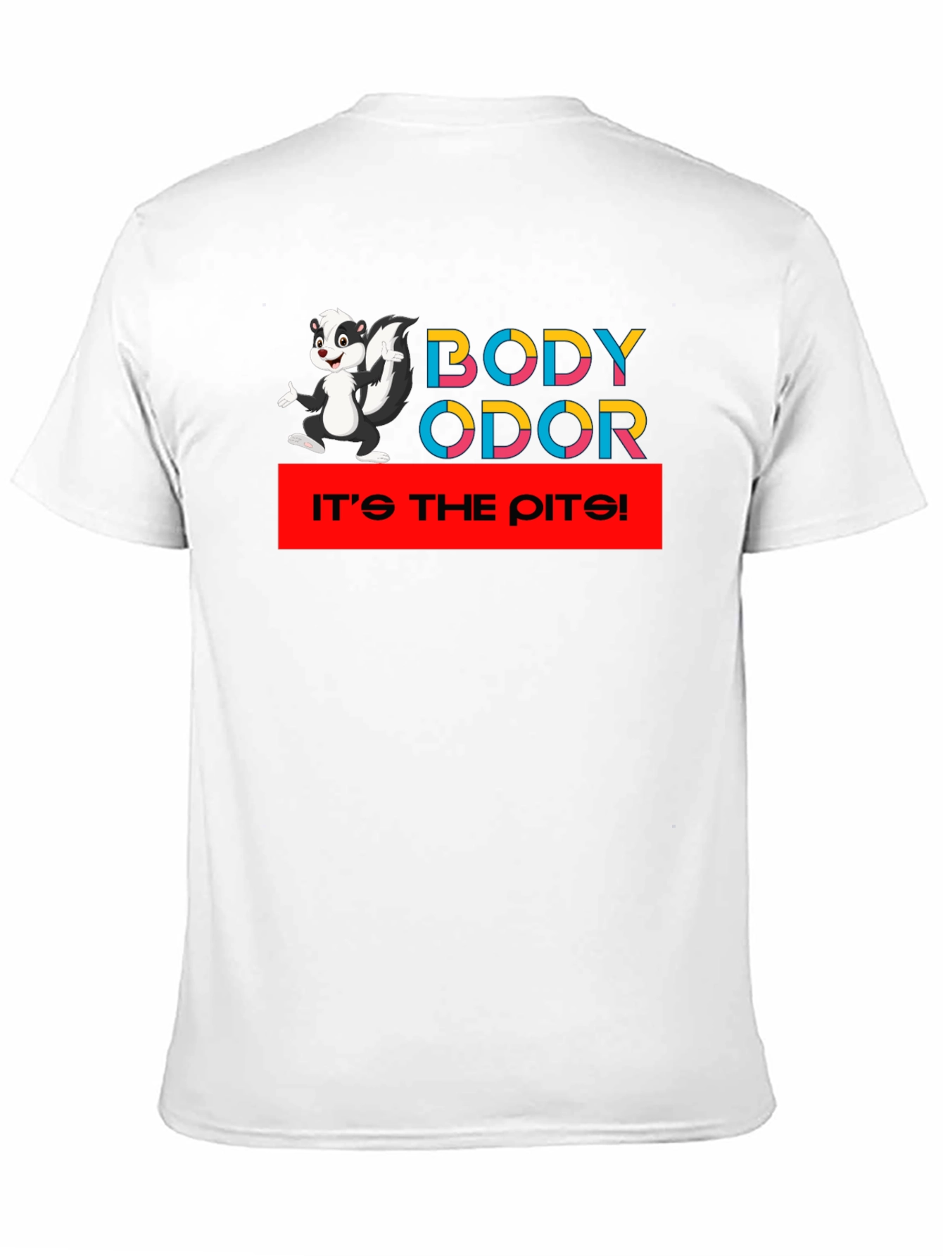 Body Odor Skunk Black T-Shirt