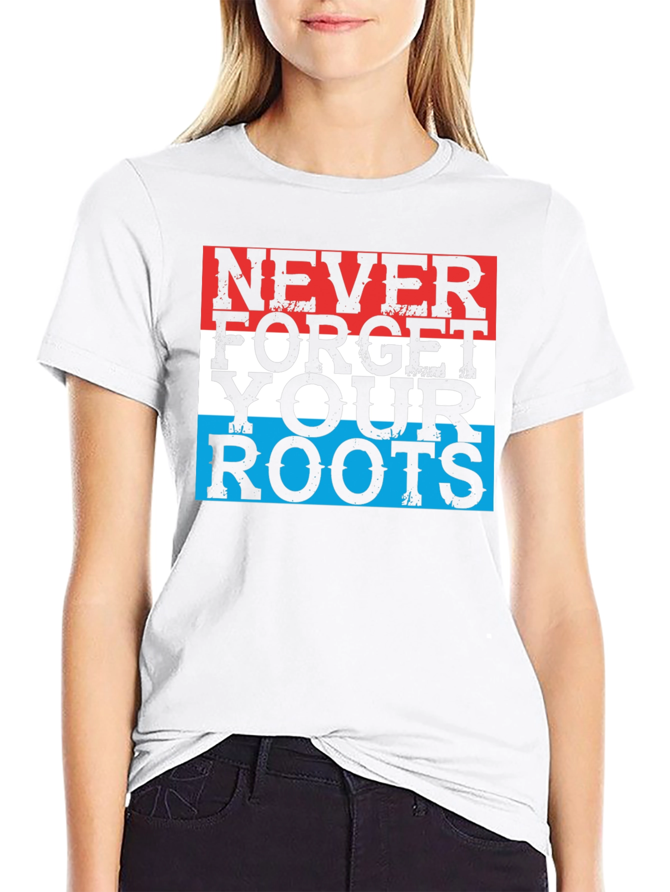 Never Forget Your Roots Graphic Tee - Black