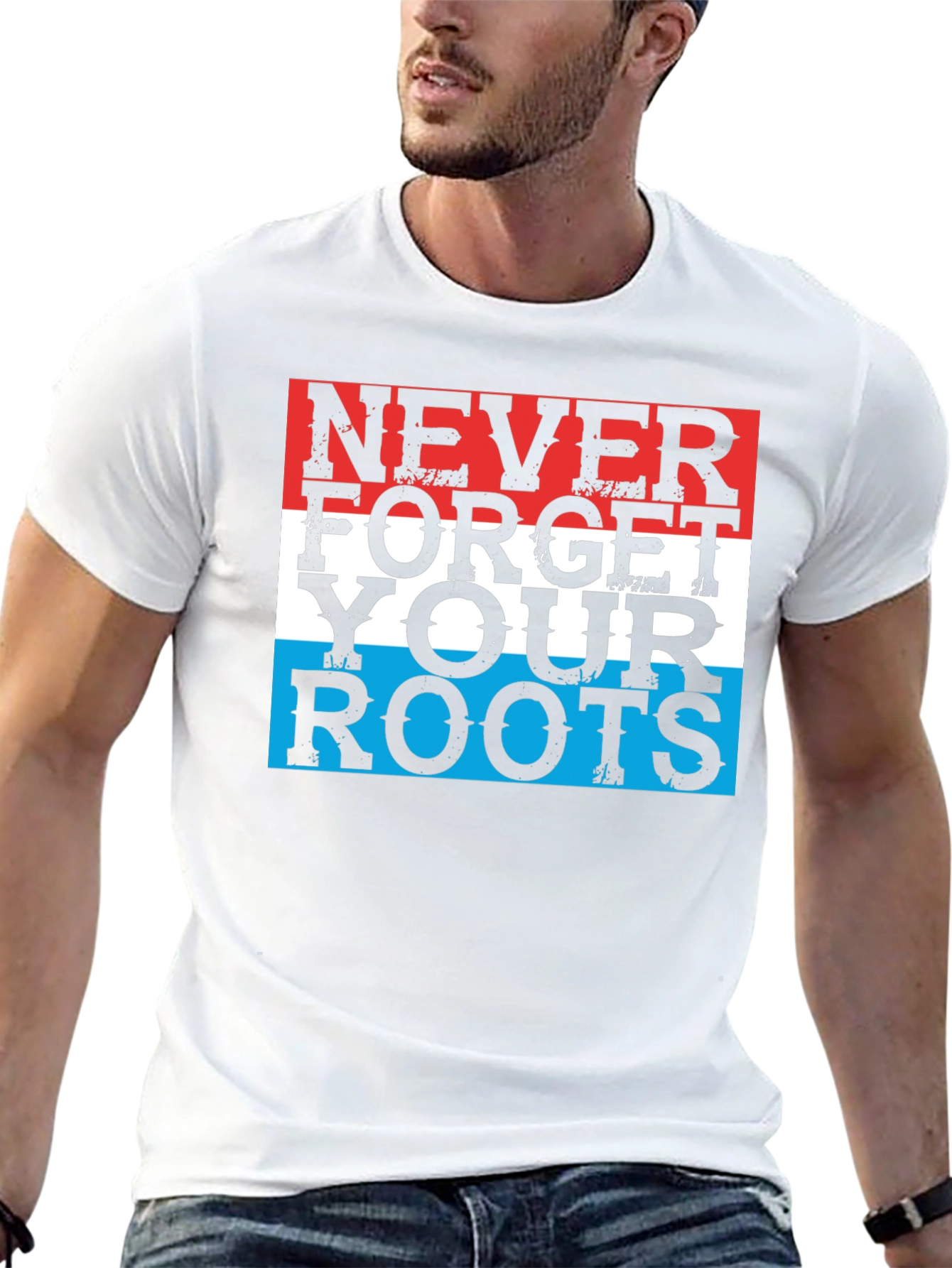 Never Forget Your Roots Graphic Tee - Black