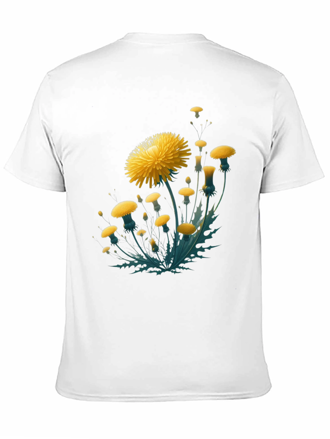 Dandelion Graphic Black T-Shirt
