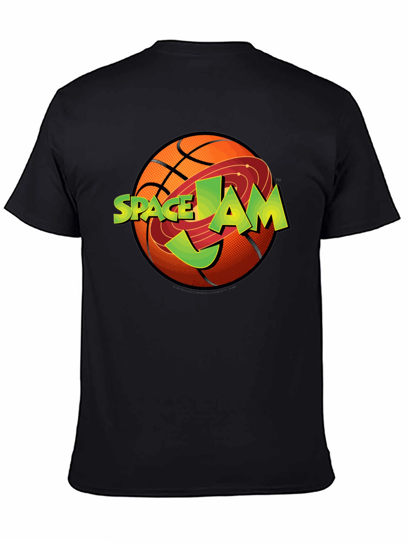 Space Jam Graphic T-Shirt | Black Basketball Tee