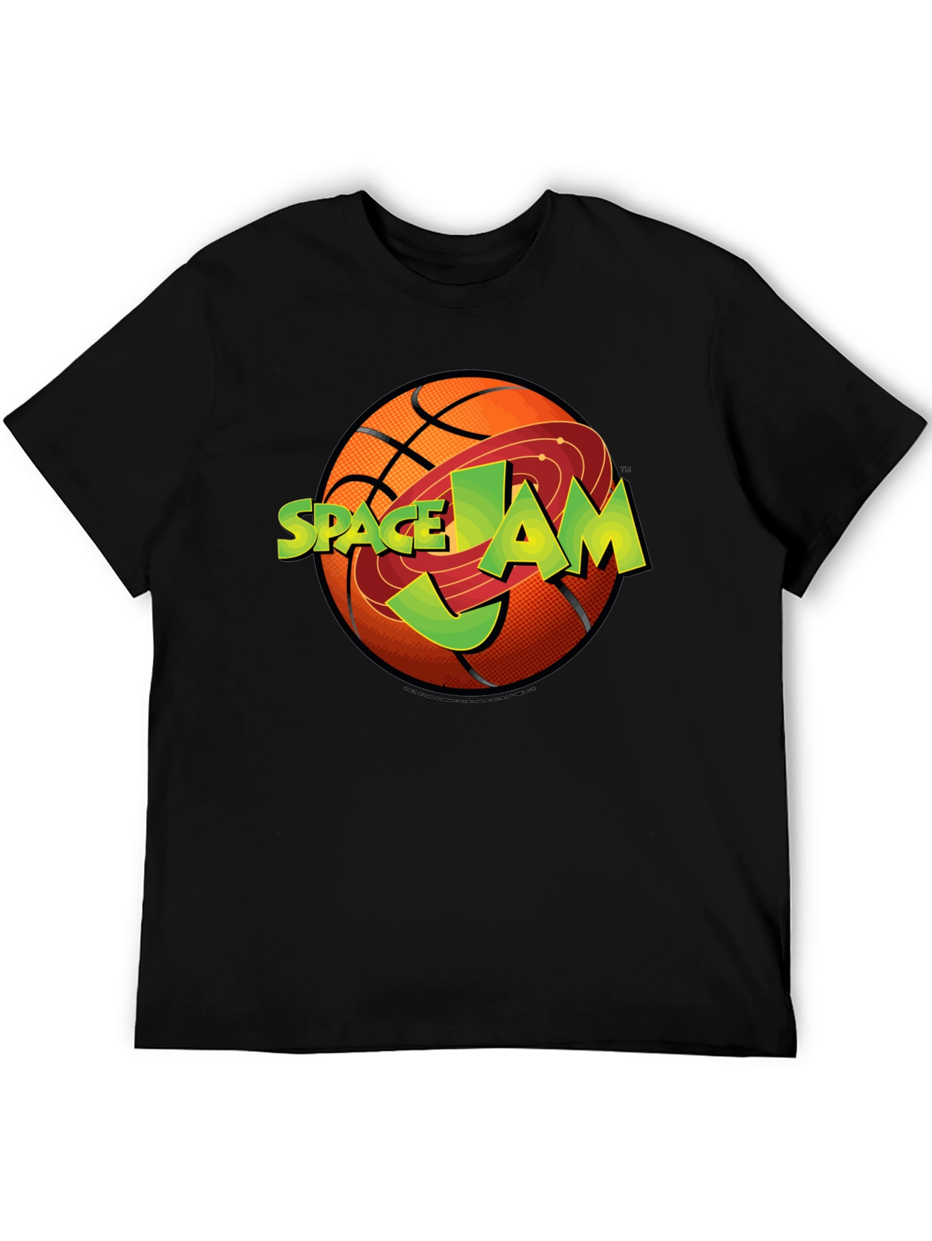 Space Jam Graphic T-Shirt | Black Basketball Tee