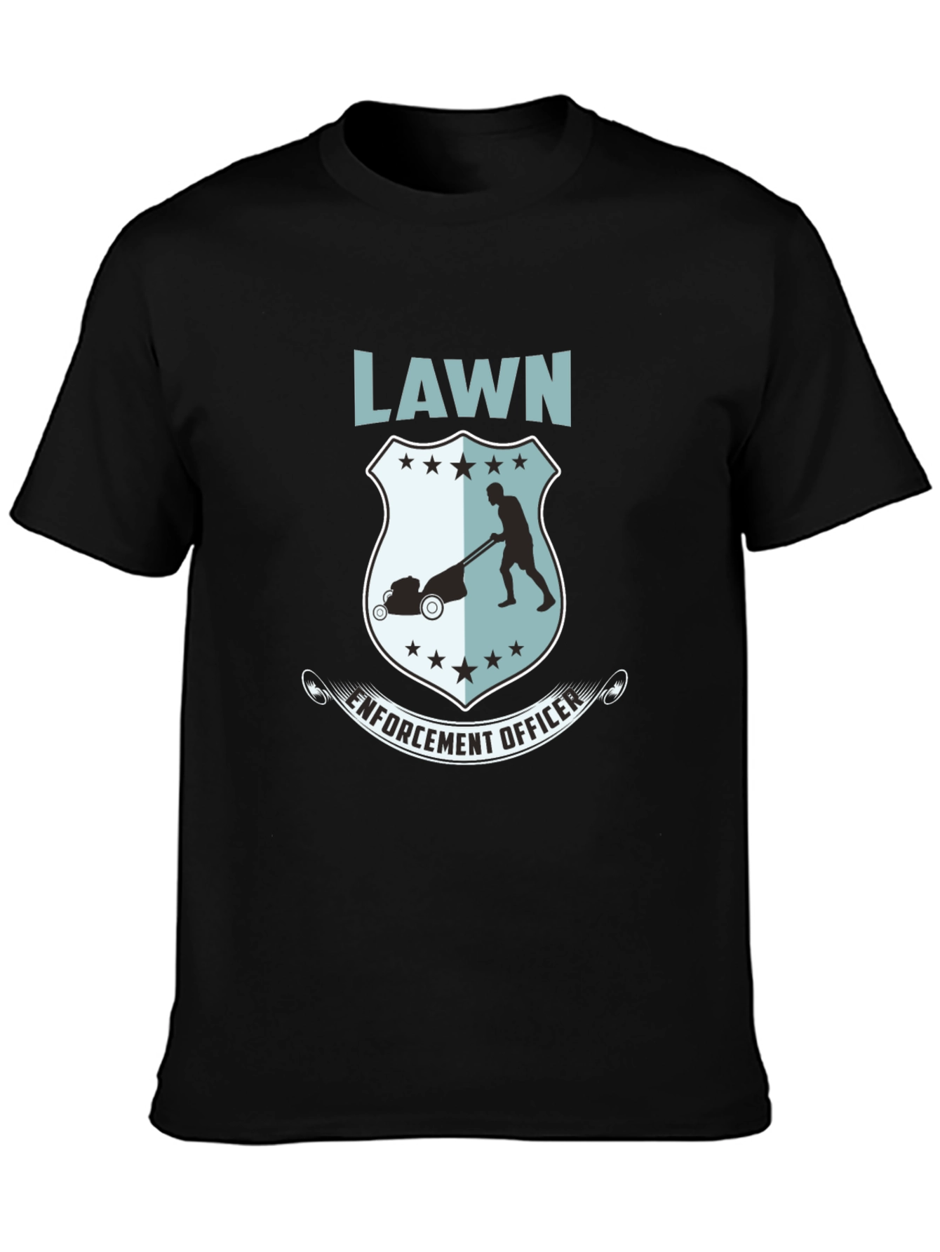 Lawn Enforcement Officer Graphic T-Shirt