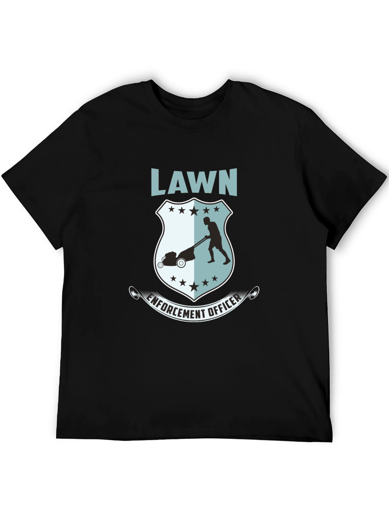 Lawn Enforcement Officer Graphic T-Shirt