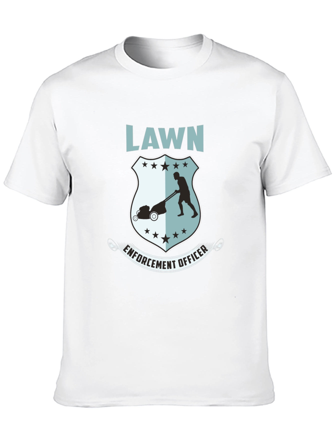 Lawn Enforcement Officer Graphic T-Shirt