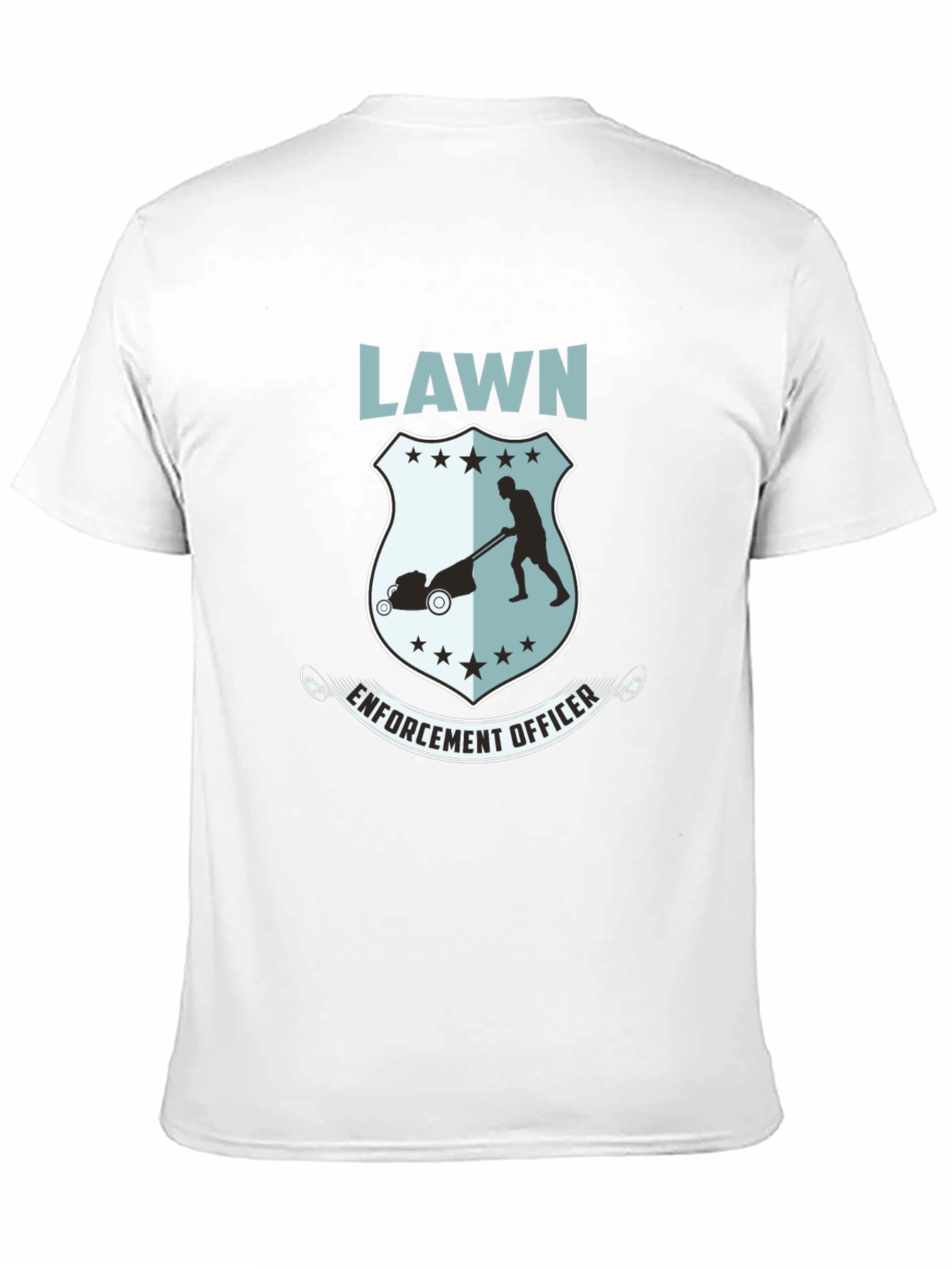 Lawn Enforcement Officer Graphic T-Shirt