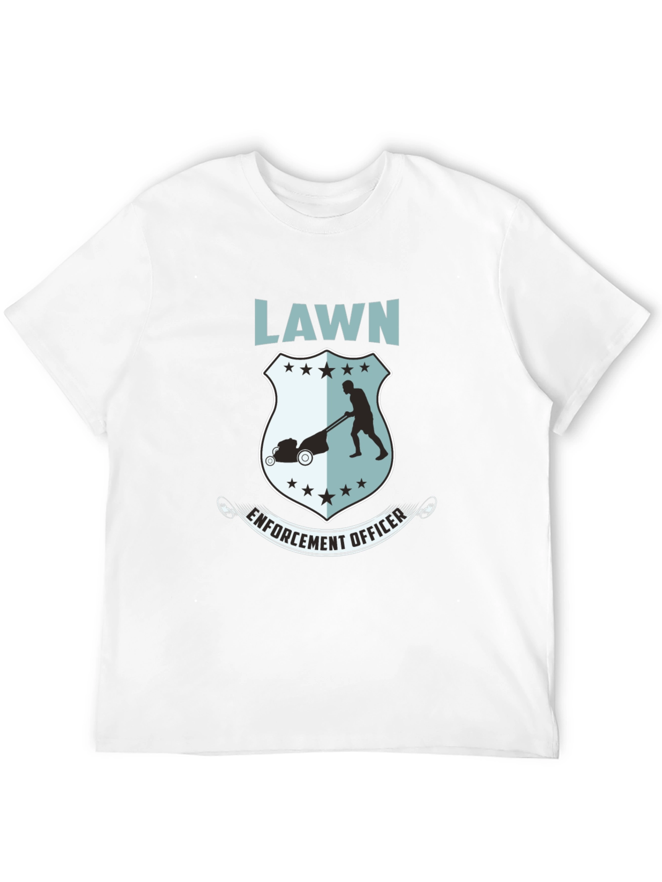 Lawn Enforcement Officer Graphic T-Shirt