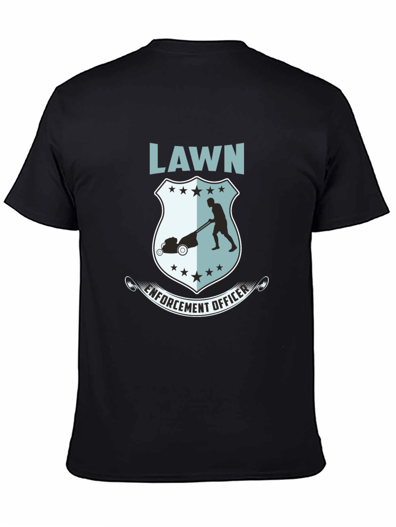 Lawn Enforcement Officer Graphic T-Shirt