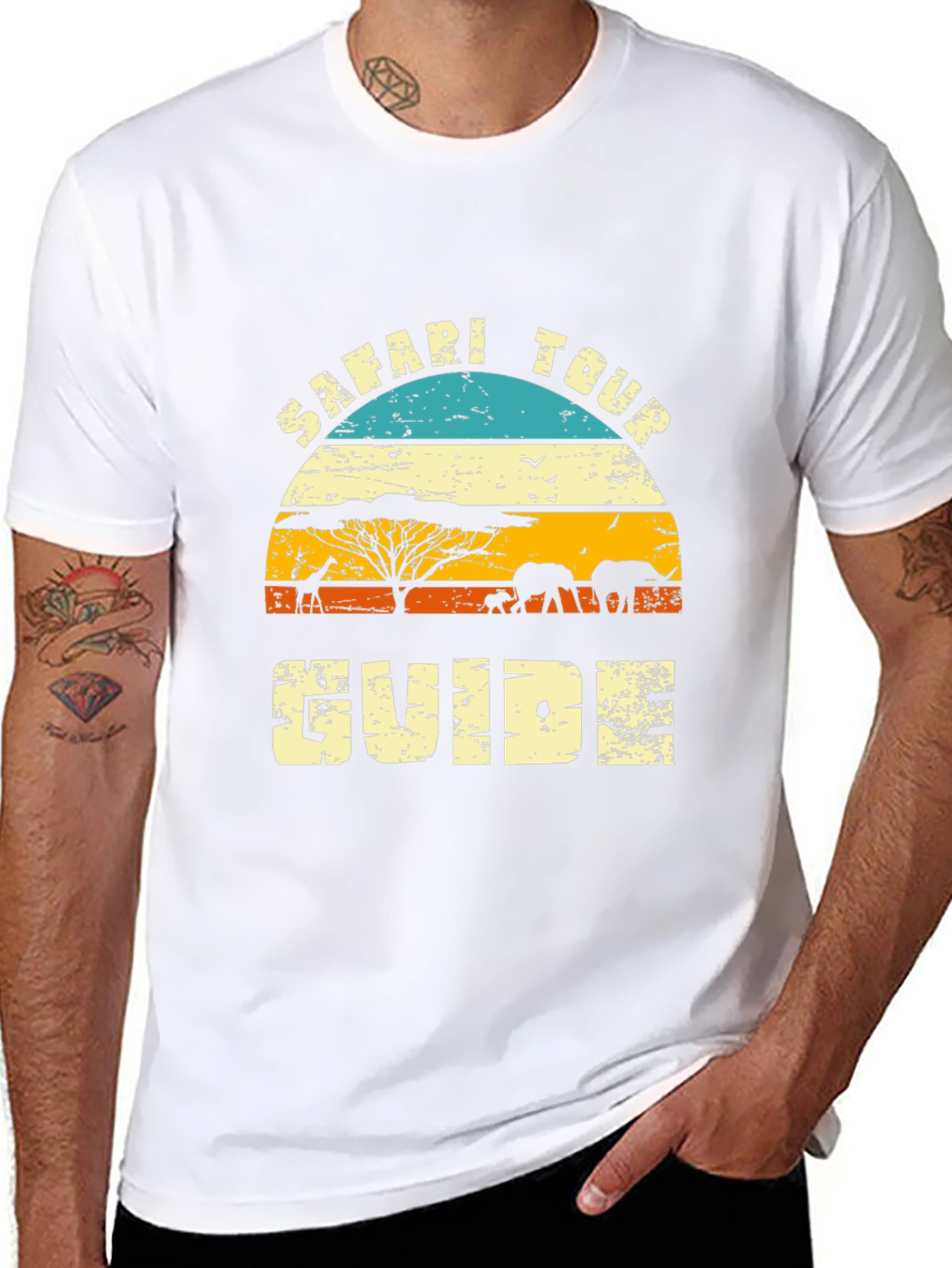 Safari Tour Guide Graphic T-Shirt - Unisex