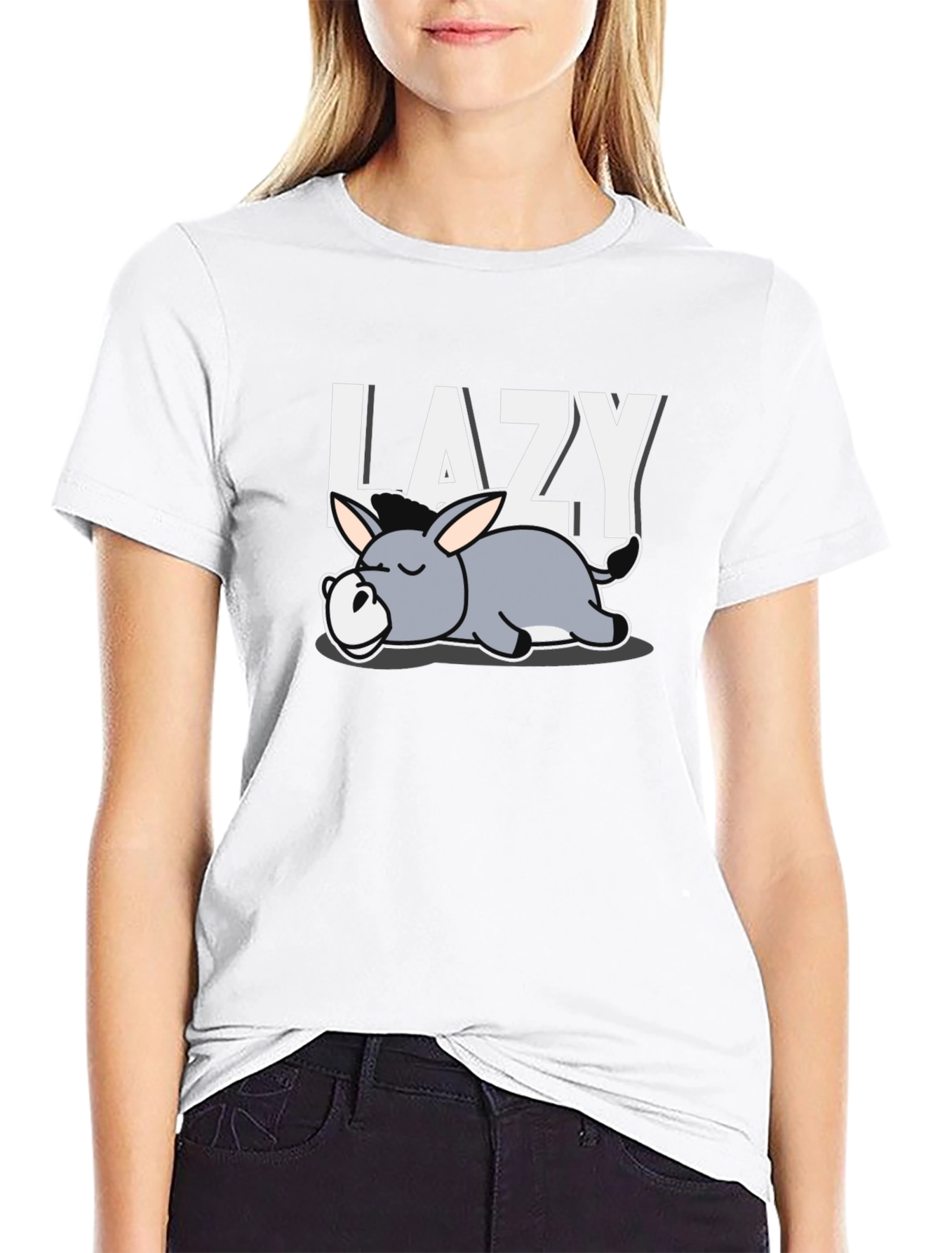 Lazy Donkey Graphic T-Shirt