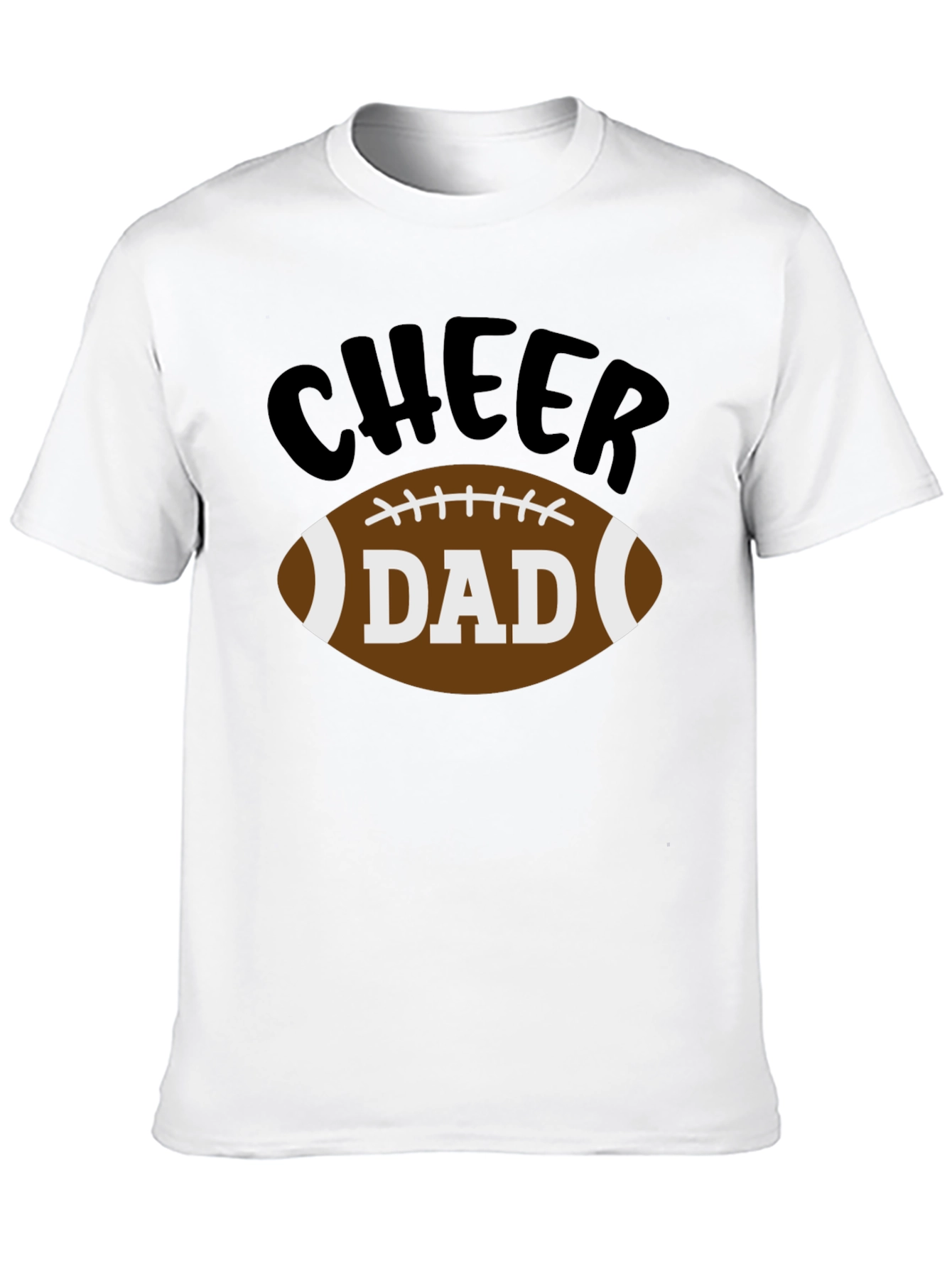 Cheer Dad Football Graphic T-Shirt