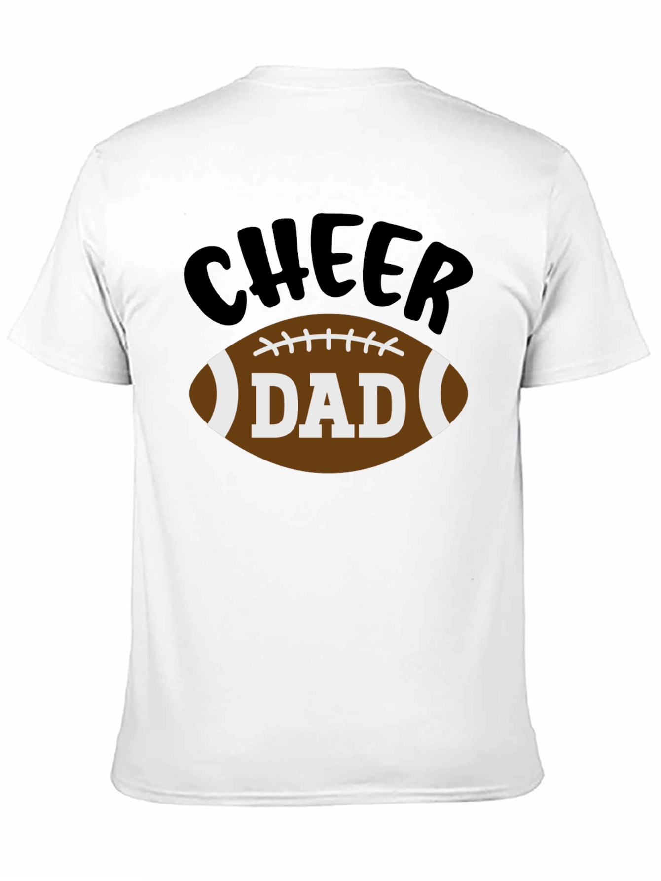 Cheer Dad Football Graphic T-Shirt