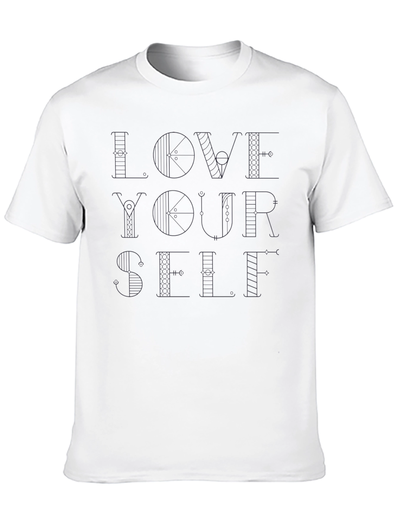 Love Yourself Black Graphic Tee