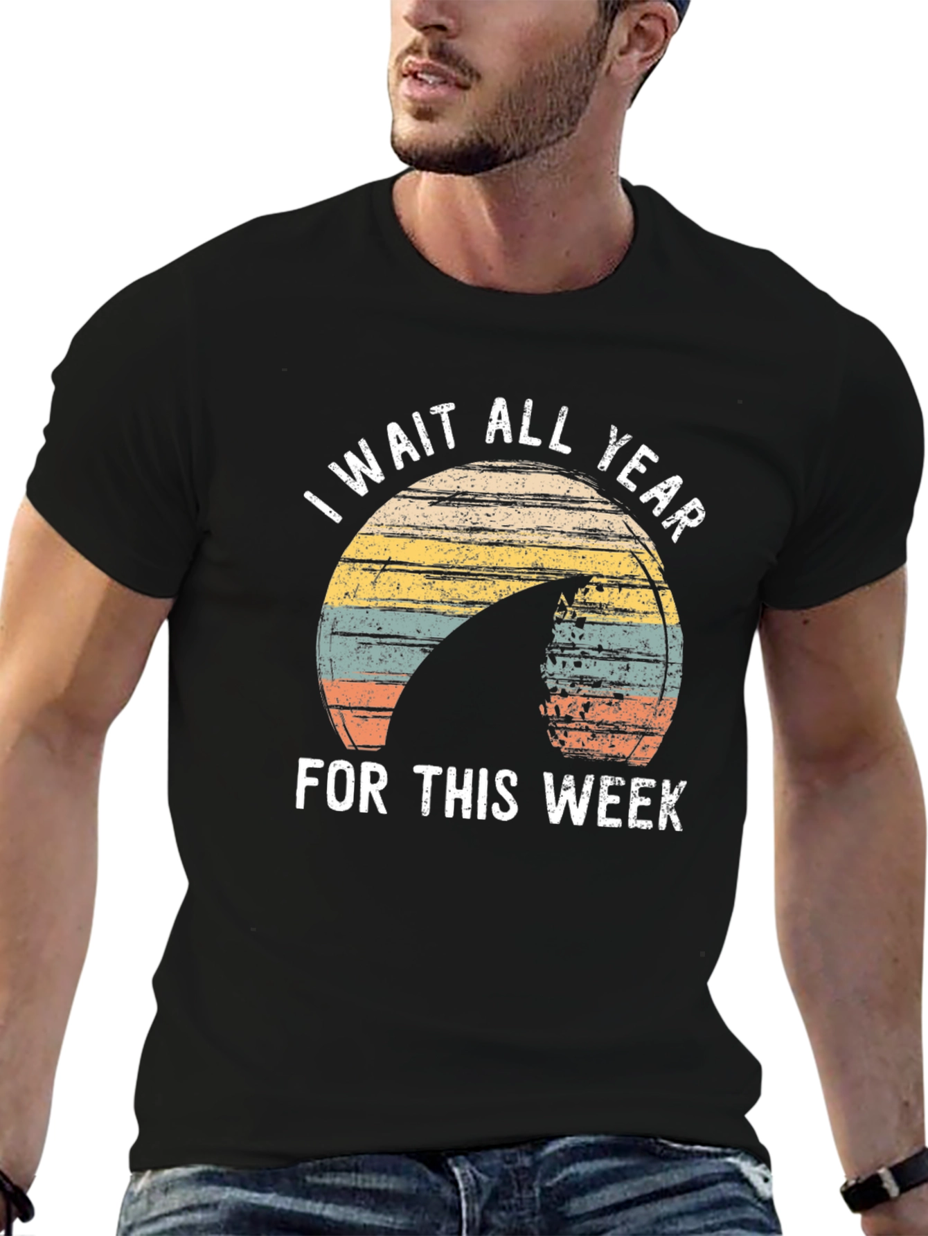 I Wait All Year Shark Week Tee