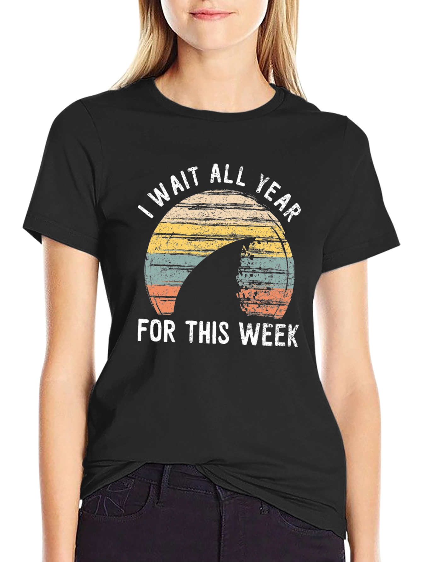 I Wait All Year Shark Week Tee