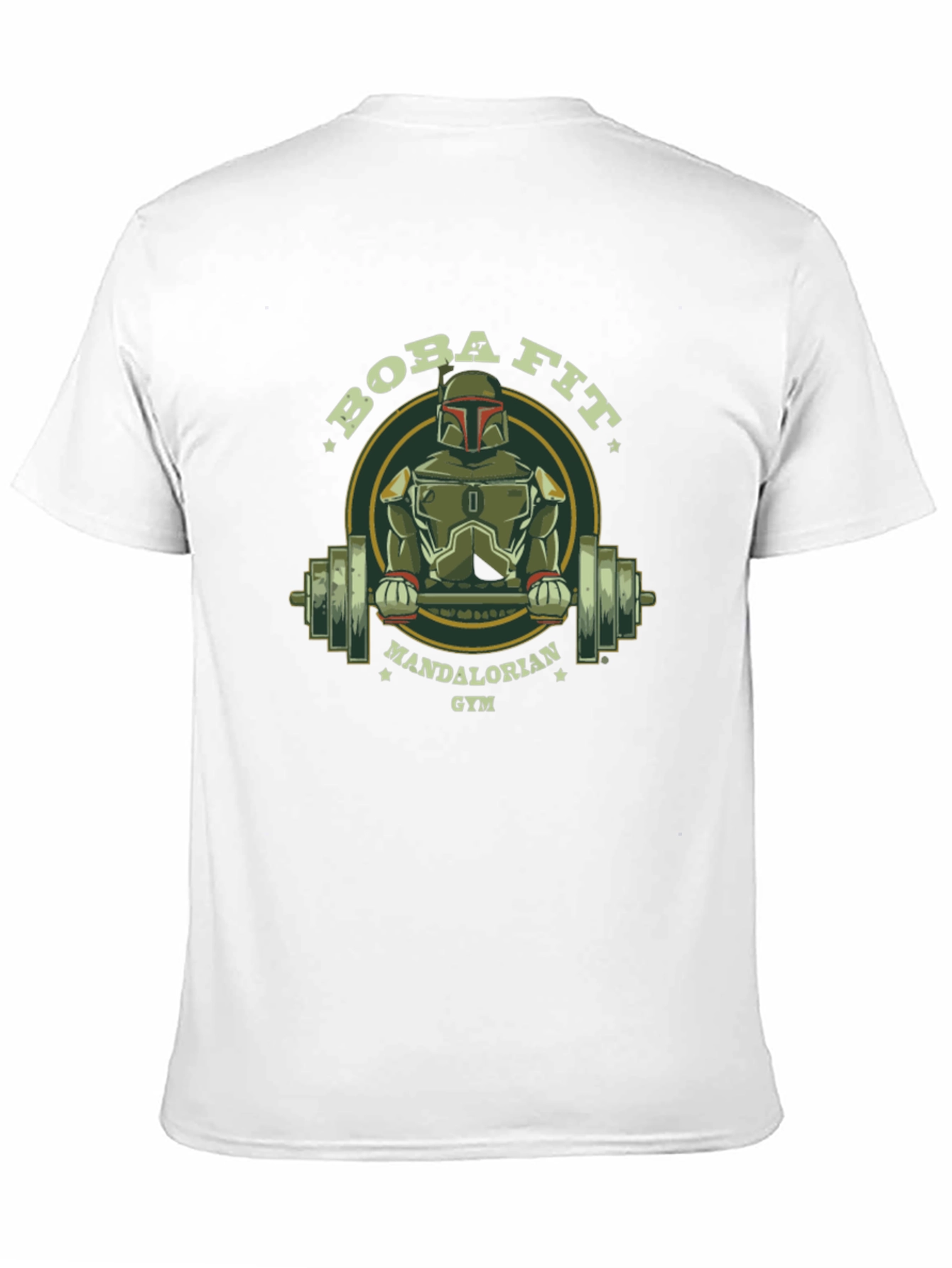 Boba Fit Mandalorian Gym Black T-Shirt