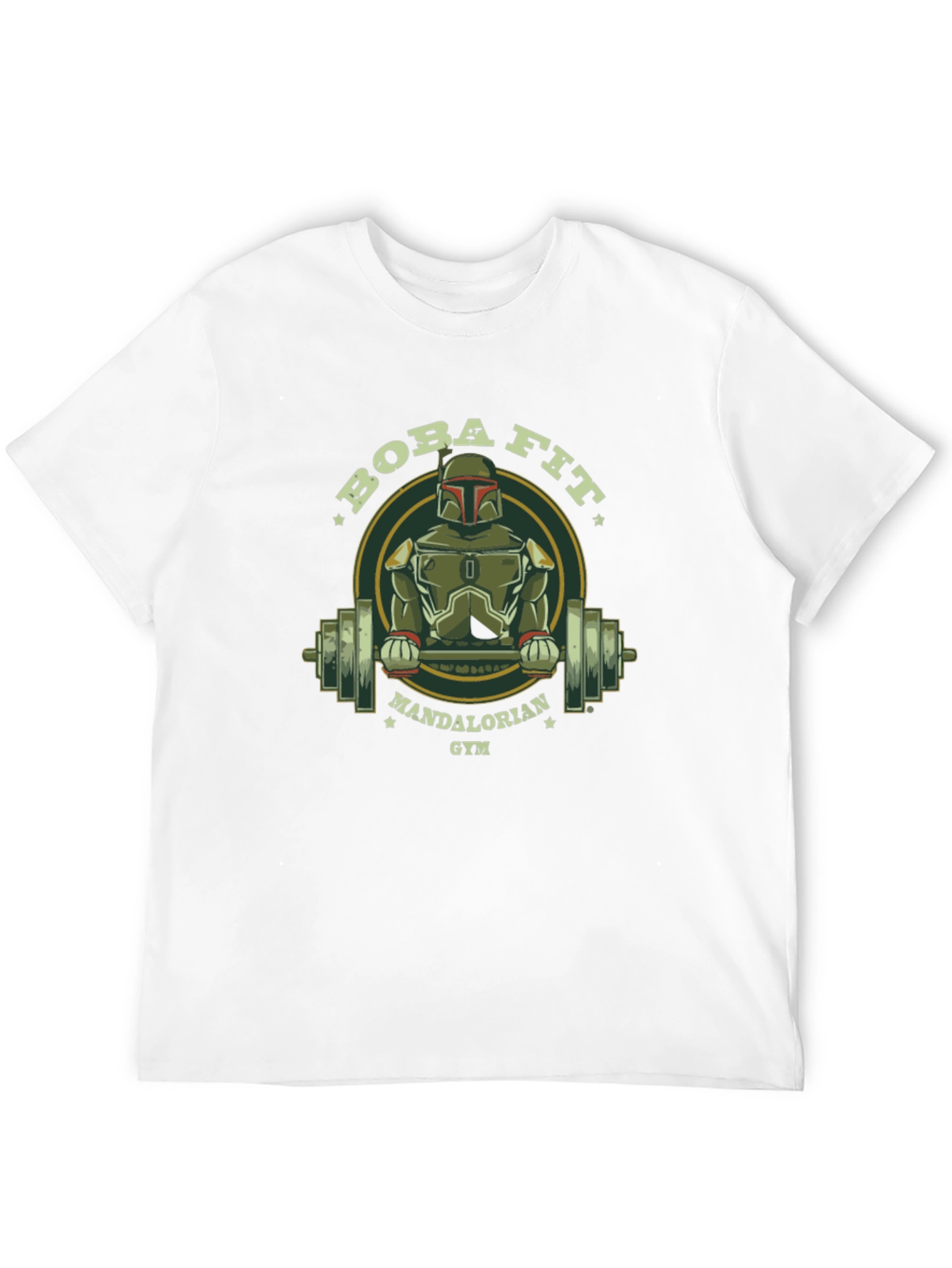 Boba Fit Mandalorian Gym Black T-Shirt