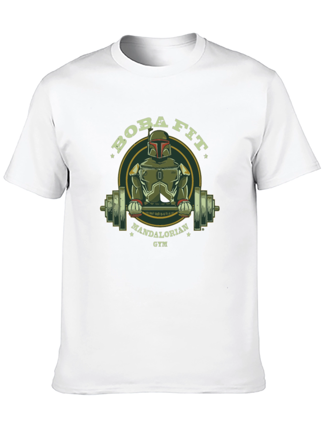 Boba Fit Mandalorian Gym Black T-Shirt