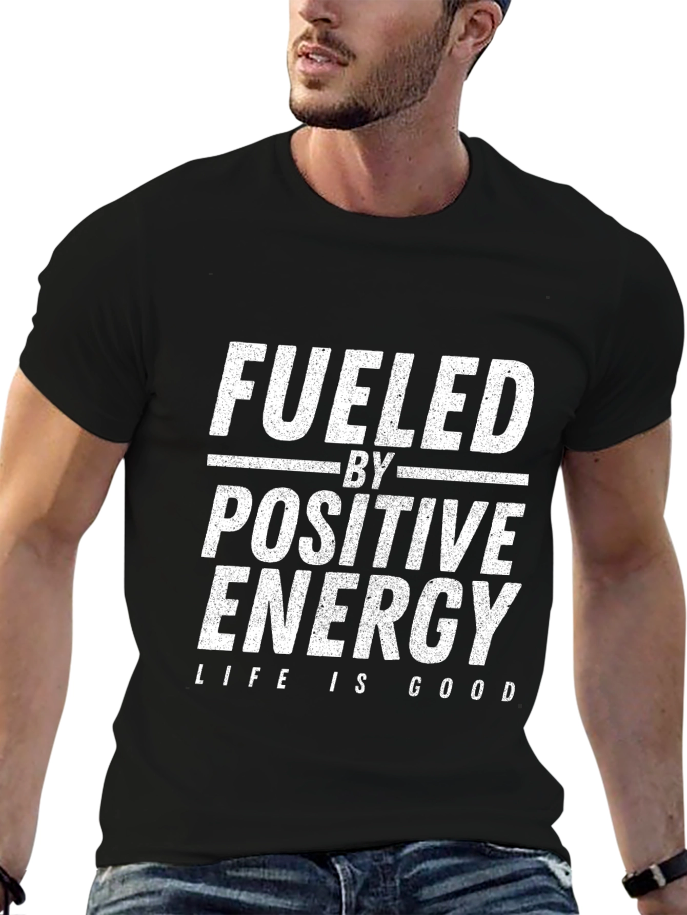 Fueled by Positive Energy Graphic Tee