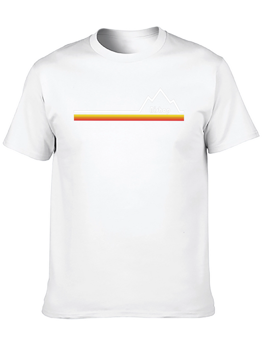Bishop Mountain Tee - Retro Style Black T-Shirt