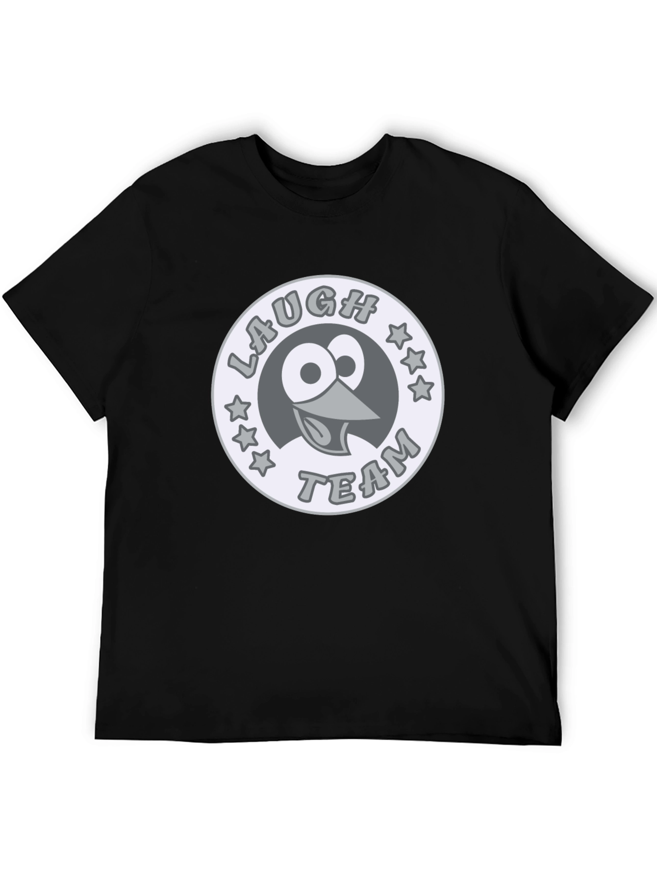 Laugh Team Cartoon Bird Graphic Tee
