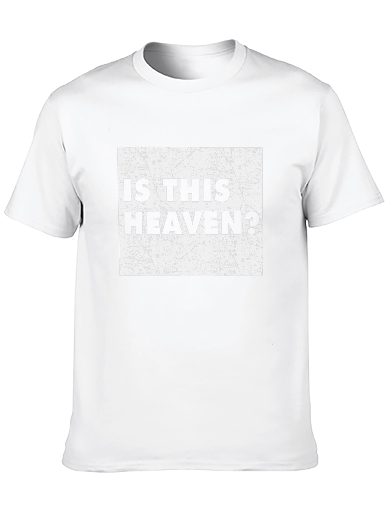 Is This Heaven? Graphic Tee - Black Cotton Shirt