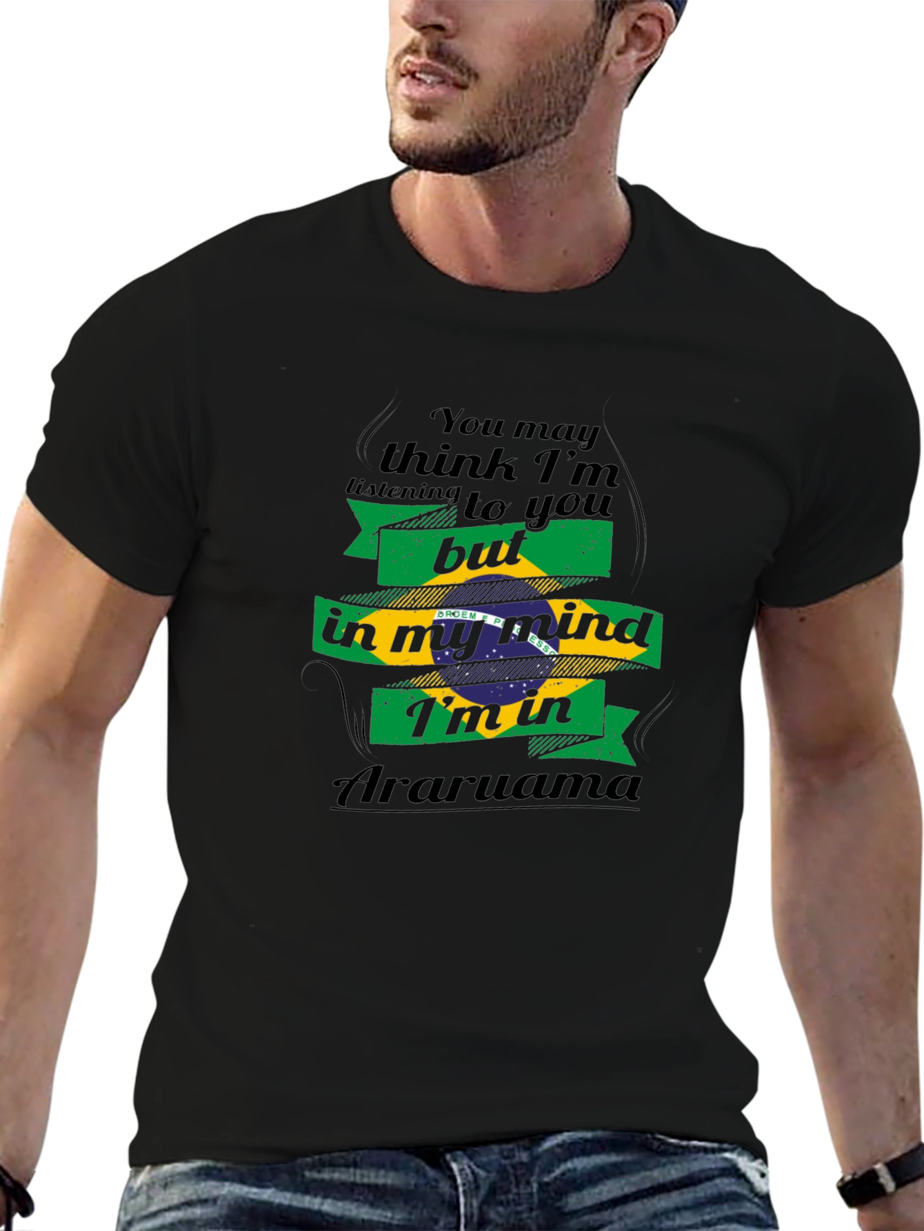 Brazil Araruama Mind T-Shirt - Novelty Tee