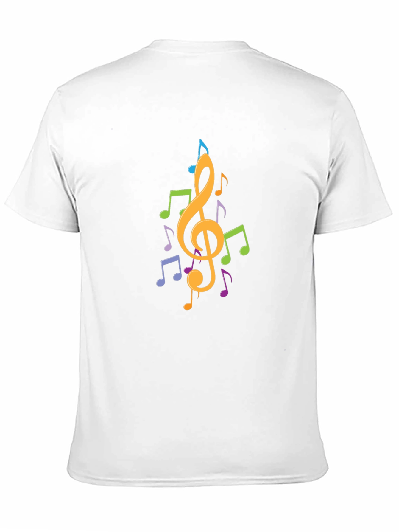 Musical Note Graphic Black T-Shirt - Stylish Casual Wear