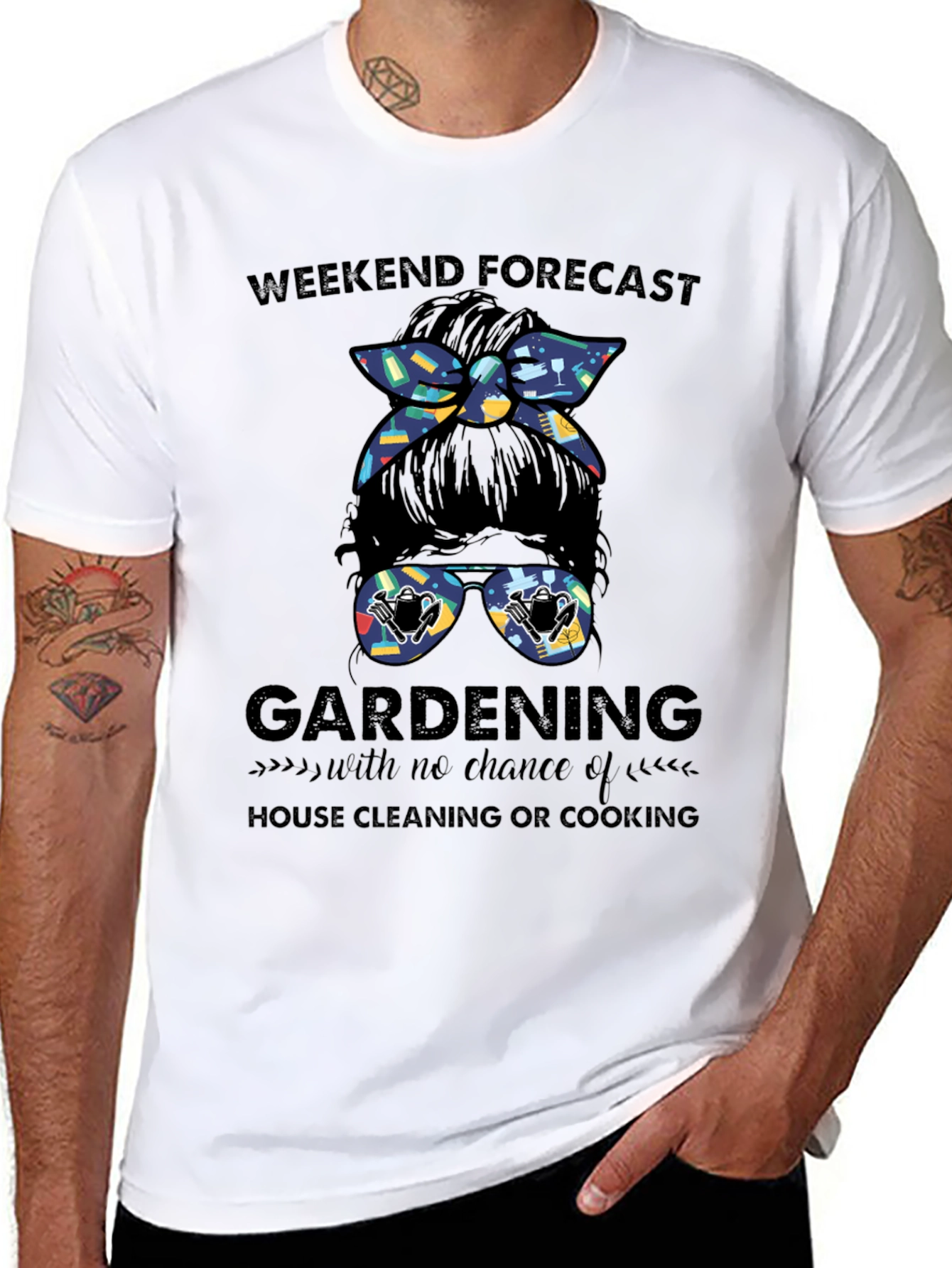 Gardening Weekend Forecast T-Shirt