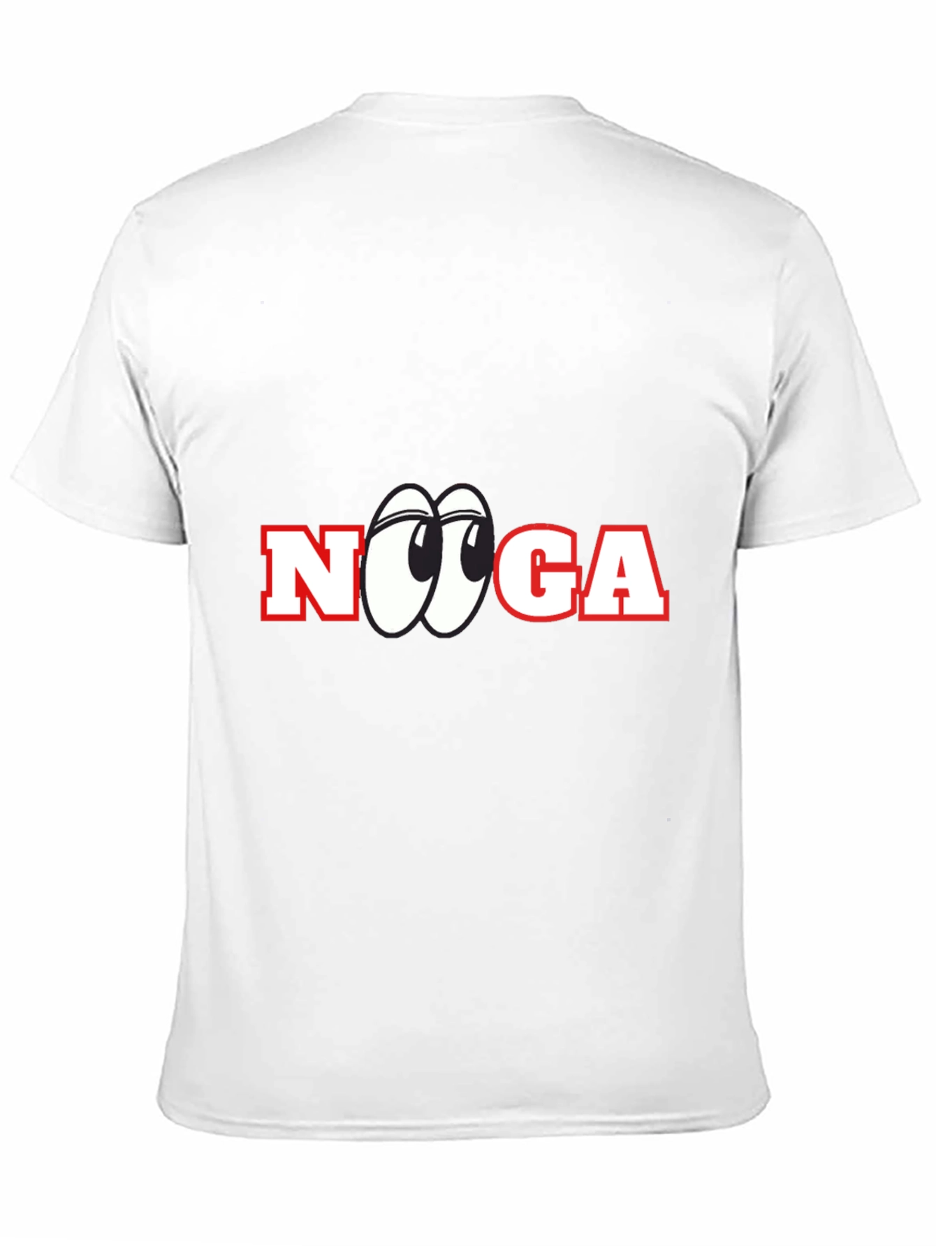 Novelty Cartoon Eye Graphic T-Shirt