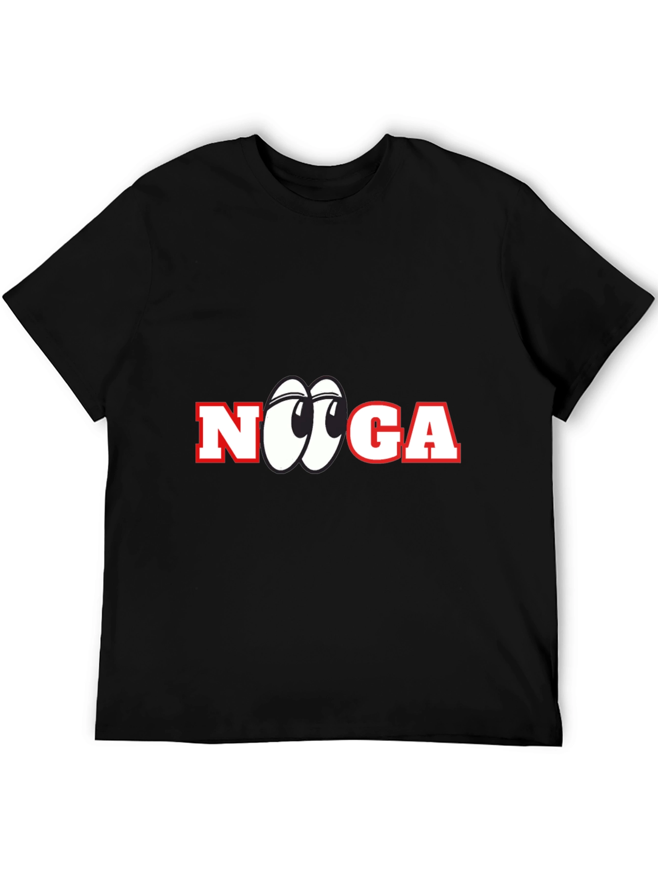 Novelty Cartoon Eye Graphic T-Shirt
