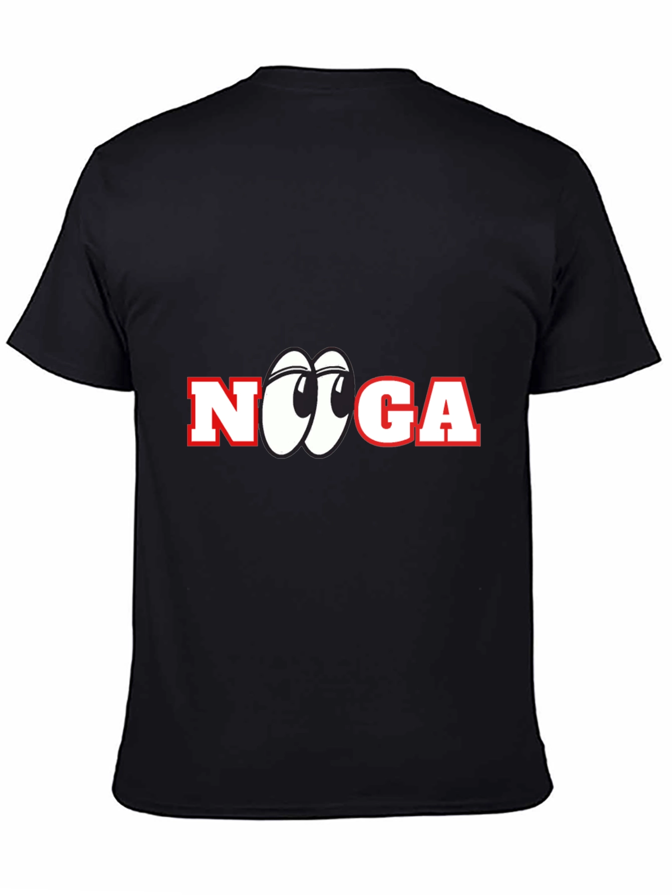Novelty Cartoon Eye Graphic T-Shirt