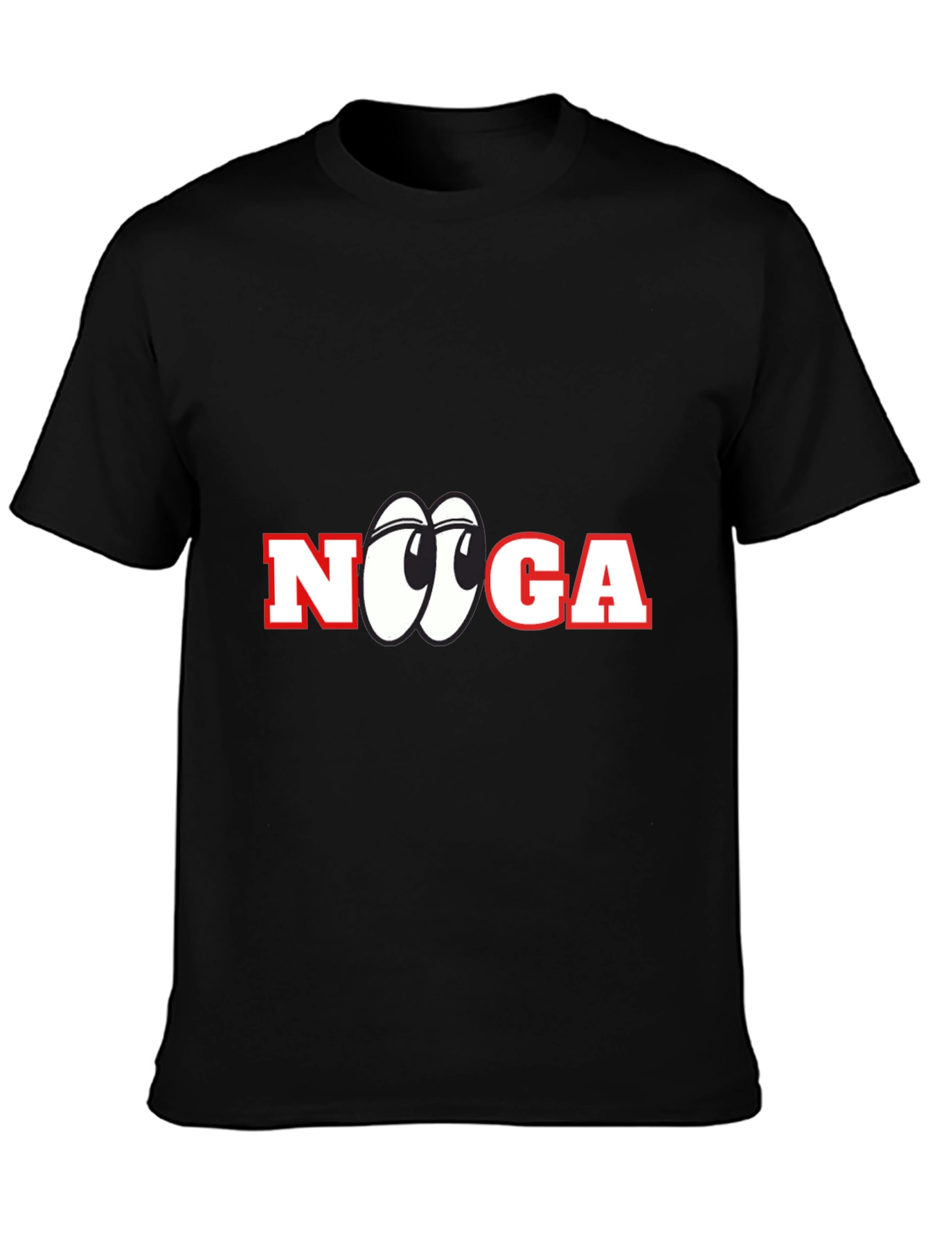 Novelty Cartoon Eye Graphic T-Shirt