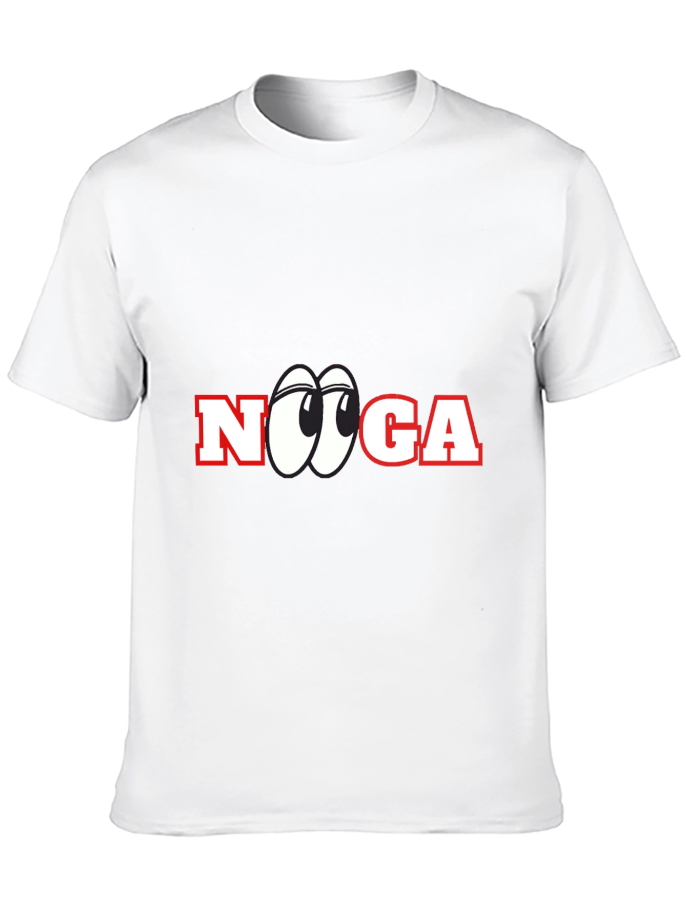 Novelty Cartoon Eye Graphic T-Shirt