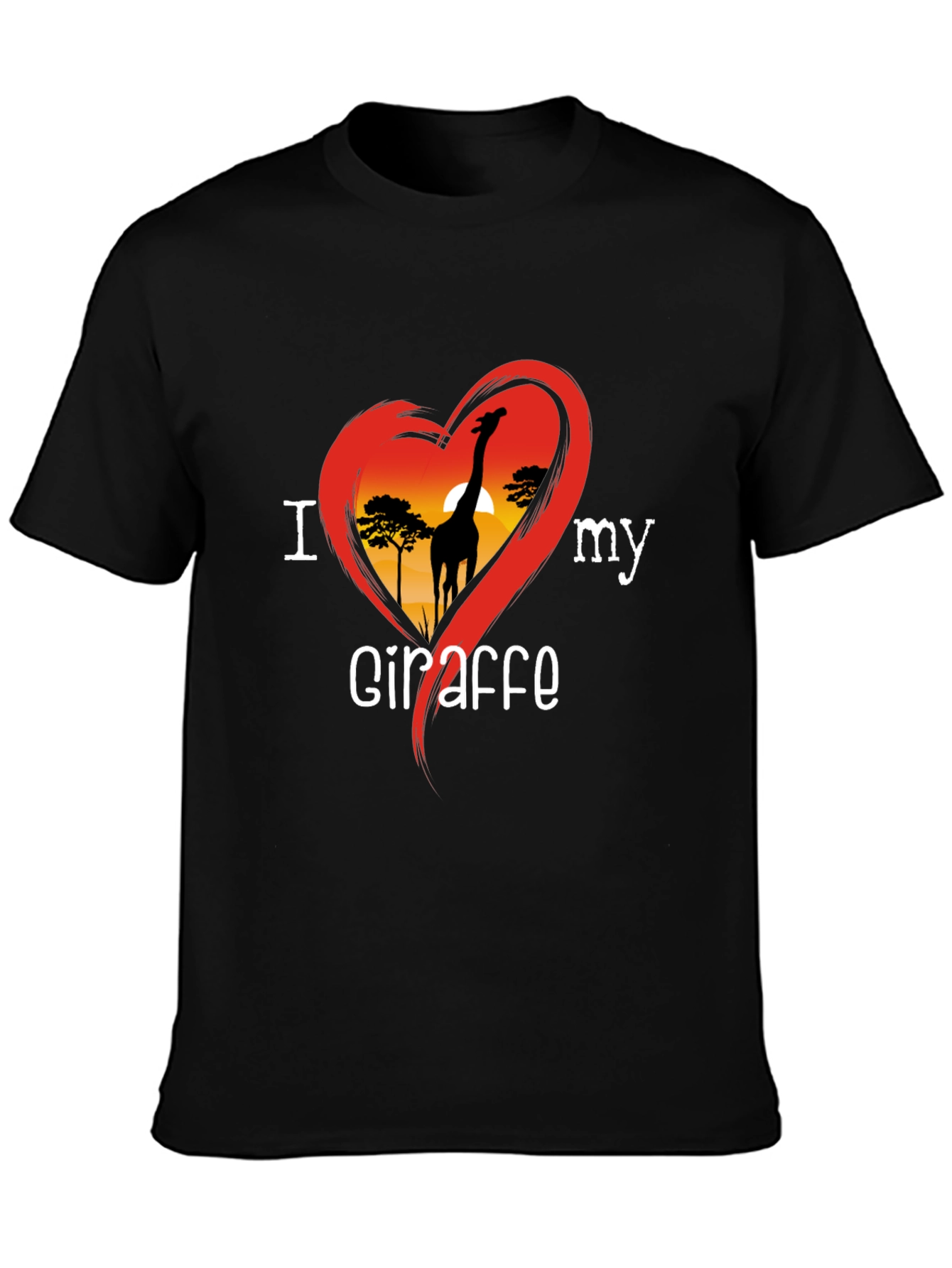 I Love My Giraffe T-Shirt