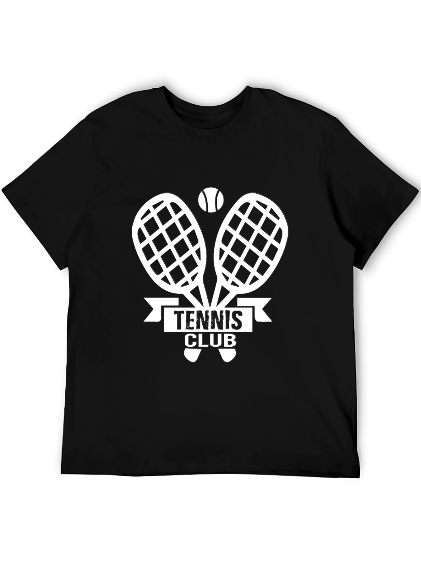 Tennis Club Black T-Shirt