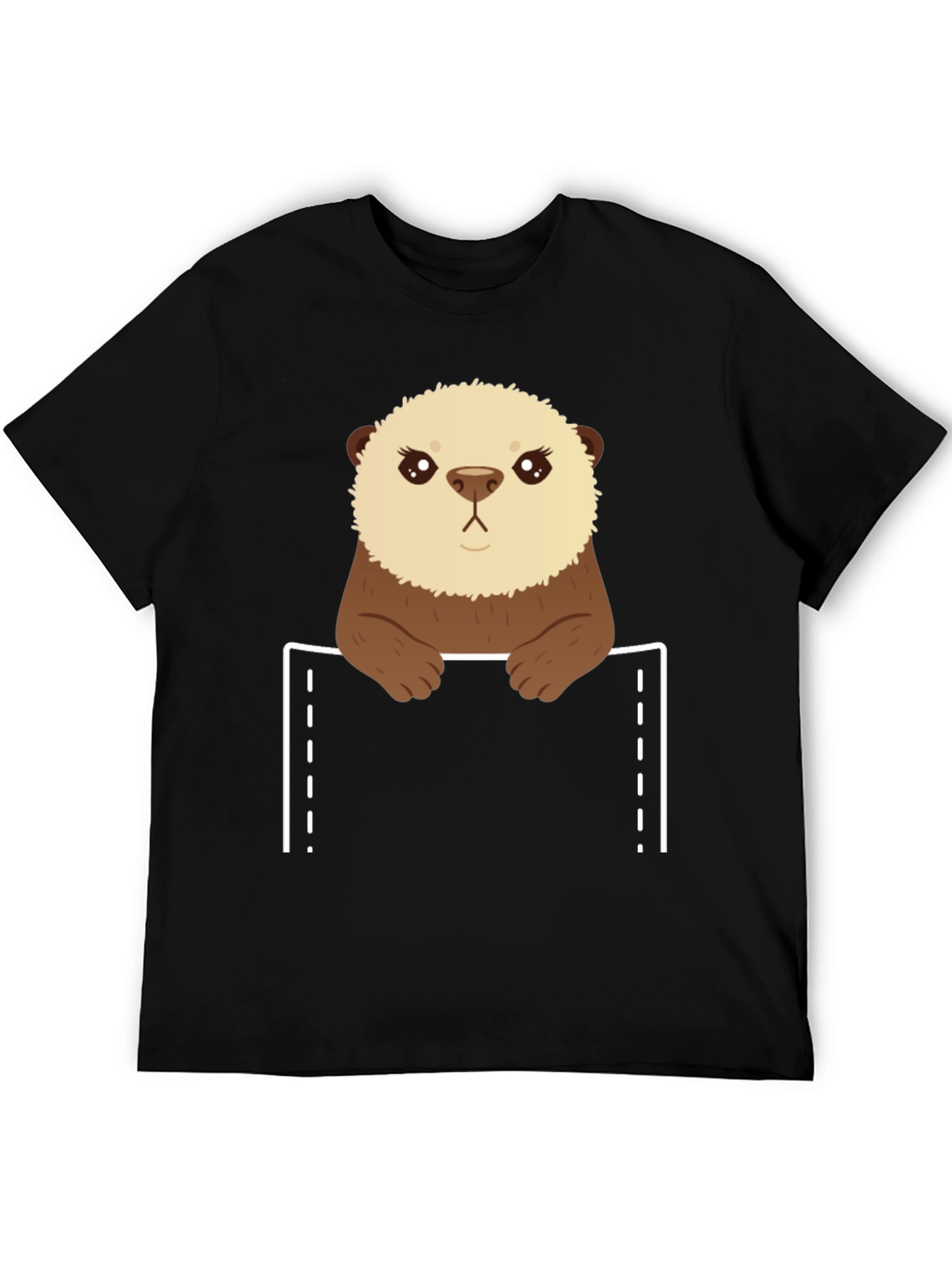 Otter Pocket T-Shirt - Cute Animal Tee