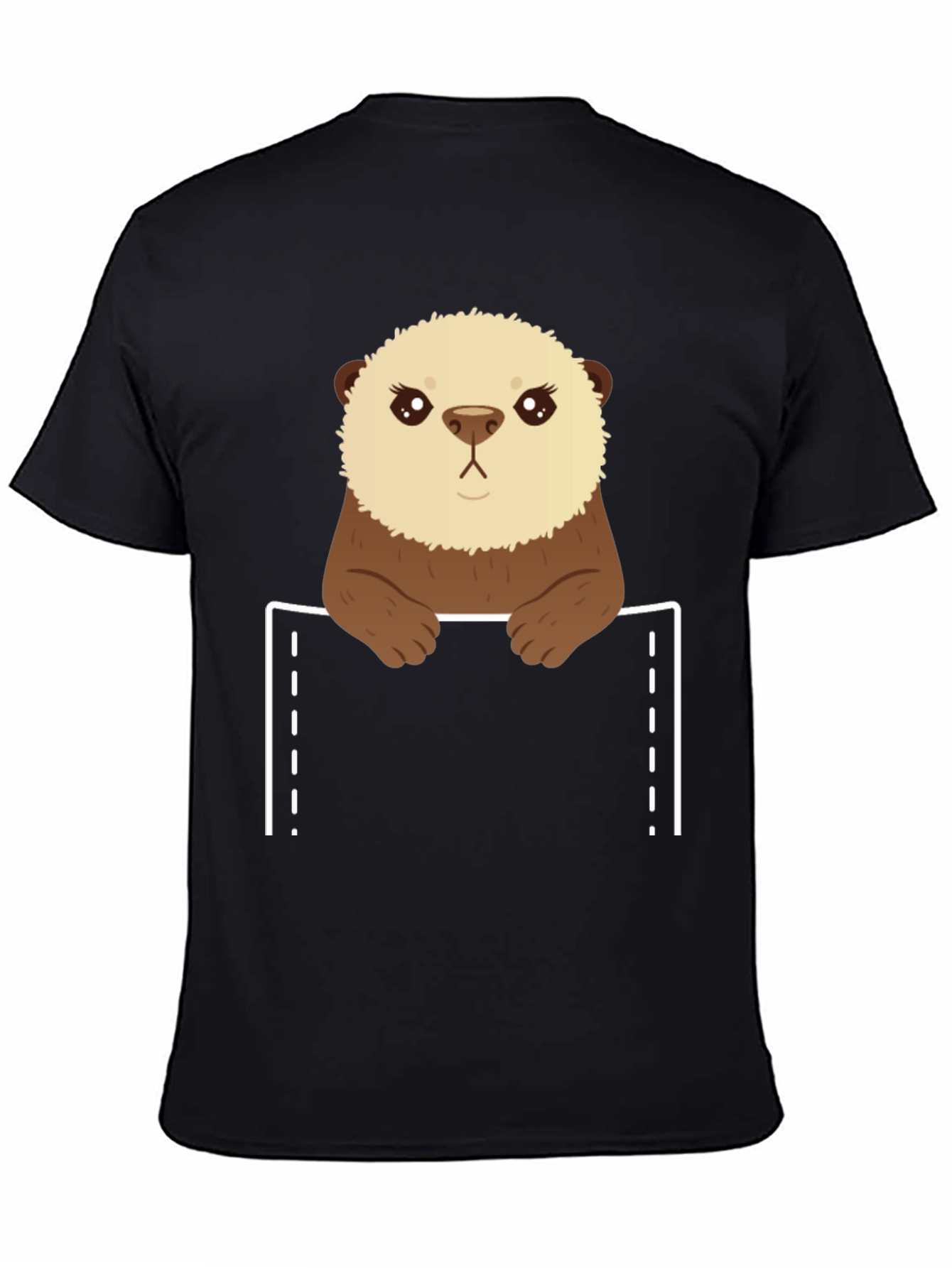 Otter Pocket T-Shirt - Cute Animal Tee