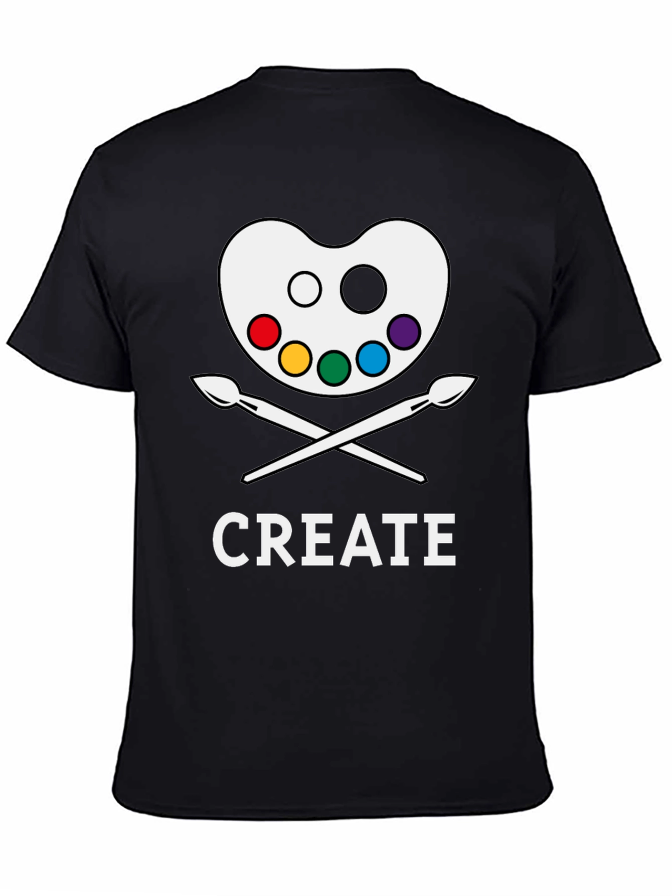 Artist Create T-Shirt Palette & Brushes Graphic Tee